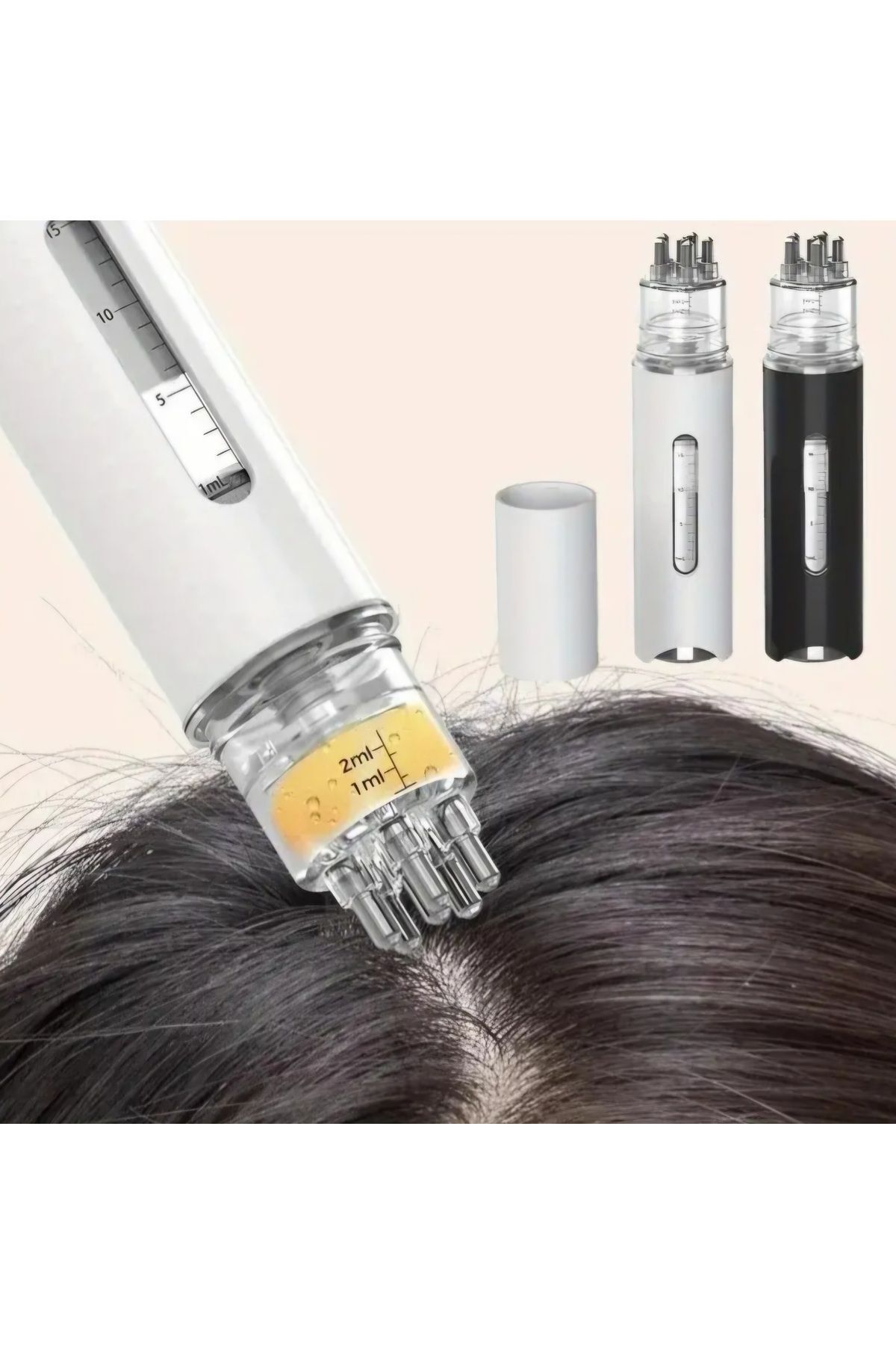 Beauty Box Saç ve Saç Derisi Medikal Bakım Besleyici Onarıcı Serum ve Aplikatör Seti Ozonlanmış Zeytinyağı