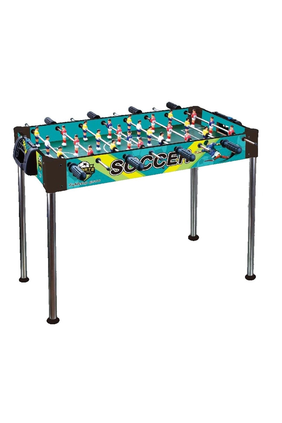 OEM Masa De Fotbal, Cu Picioare Inalte, 8 Manere, Tablou De Scor, 86 X 62 X 65 Cm, Din L Unisex - 10