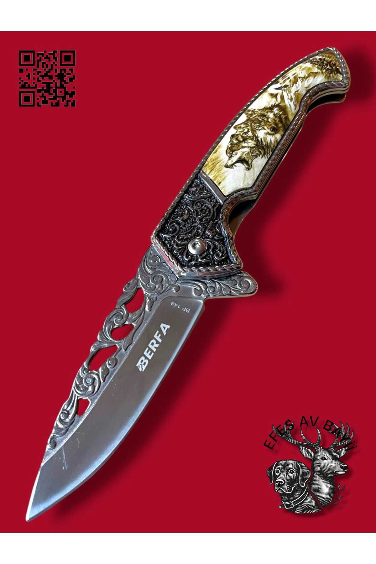 BERFA BF-148 KURT FİGÜRLÜ CEP ÇAKI
