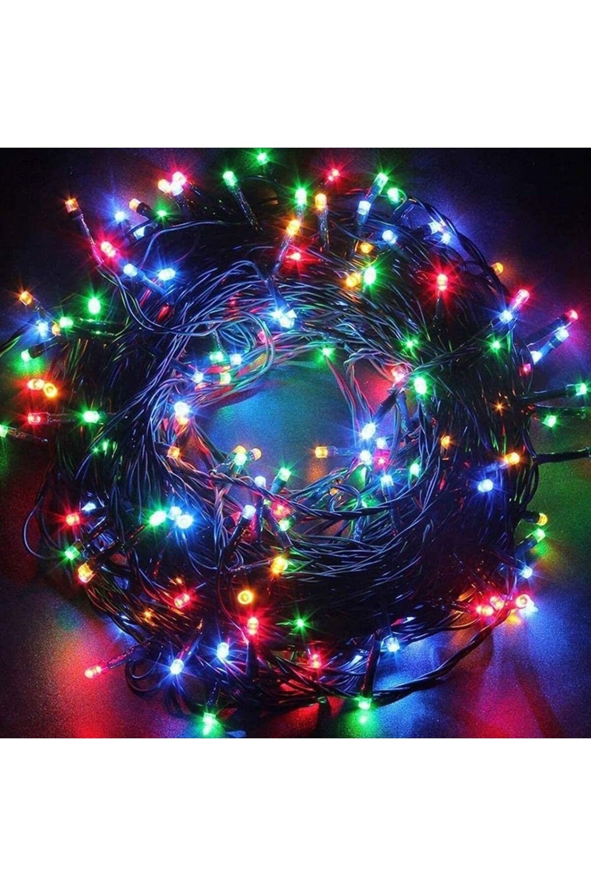 OEM Instalatie Craciun, 15 M, 429 Led-uri ,franjuri, Multicolor, Flash, Transformator, In Unisex - 10