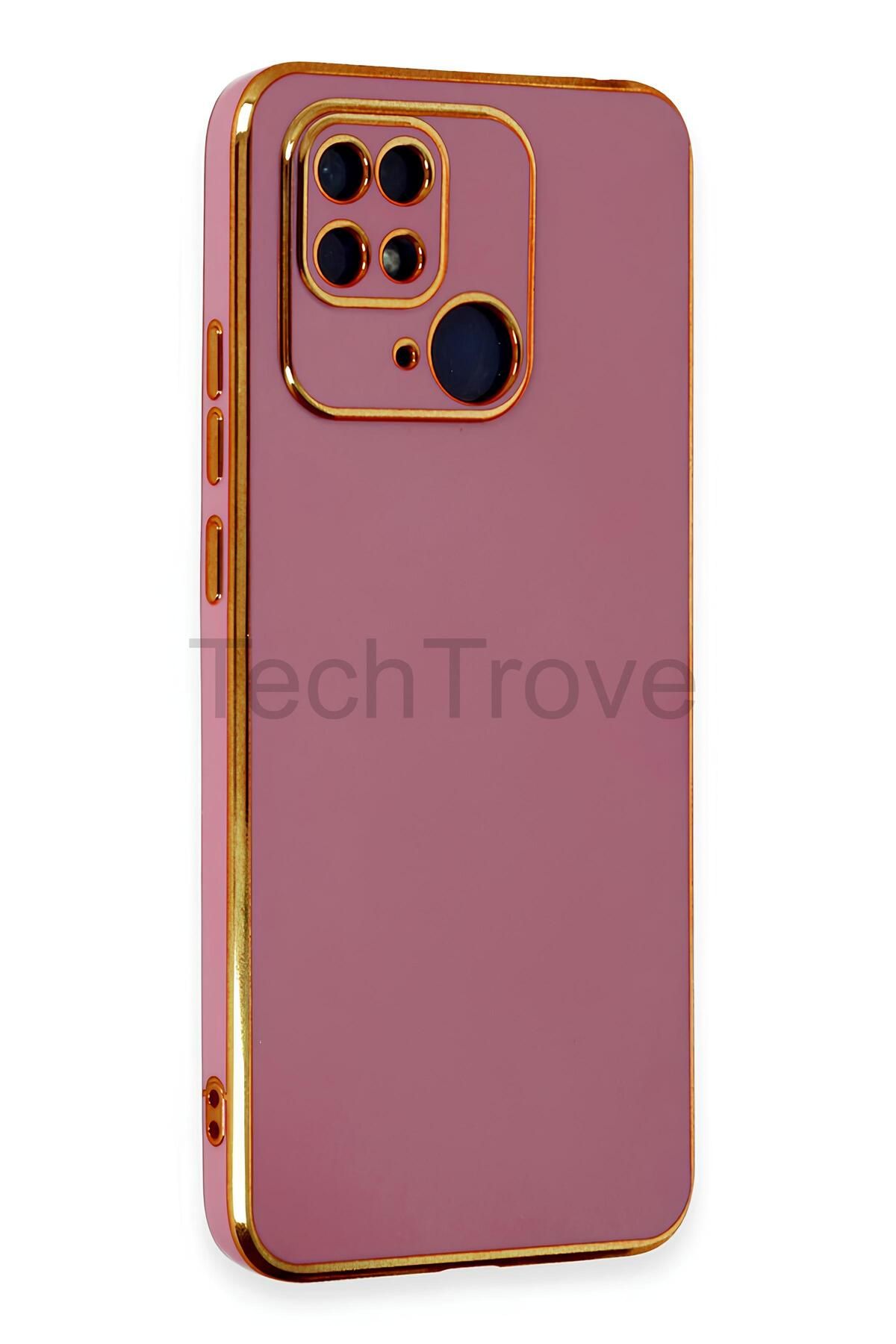 TechTrove Xiaomi Poco C40 Kılıf Parlak Tasrım Kamera Korumalı Ultra Yumuşak Esnek A+ Kalite Kapak