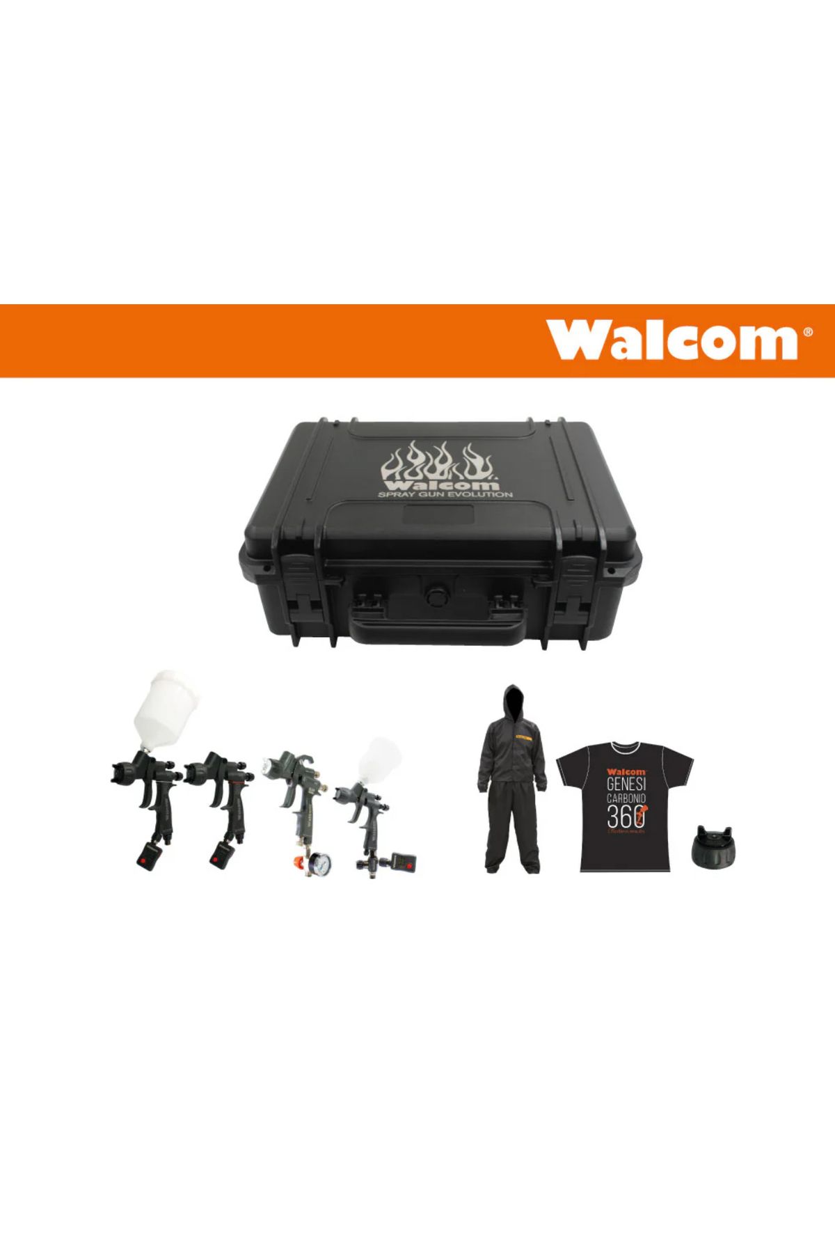 WALCOM Master 4’lü Boya Tabanca Kit