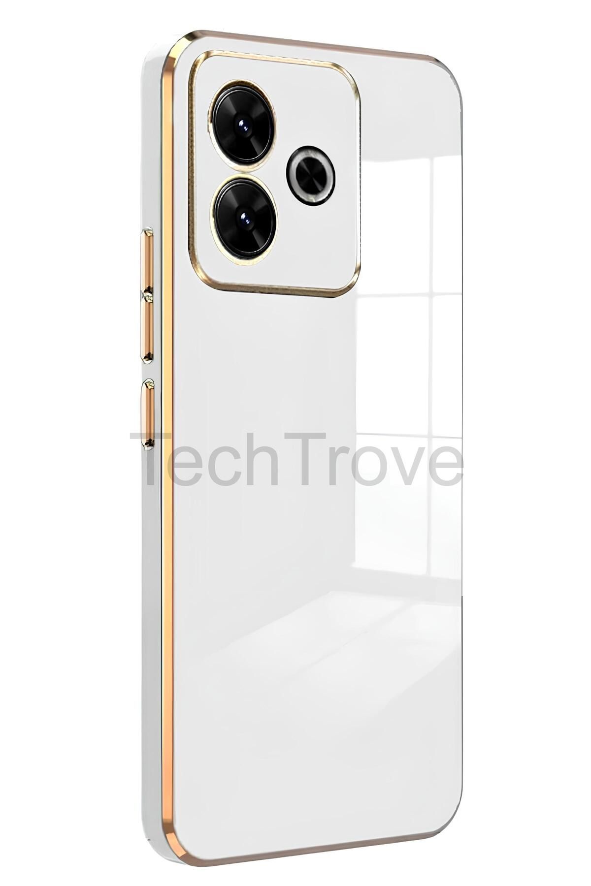 TechTrove Xiaomi Redmi 13 4G Kılıf Parlak Tasrım Kamera Korumalı Ultra Yumuşak Esnek A+ Kalite Kapak