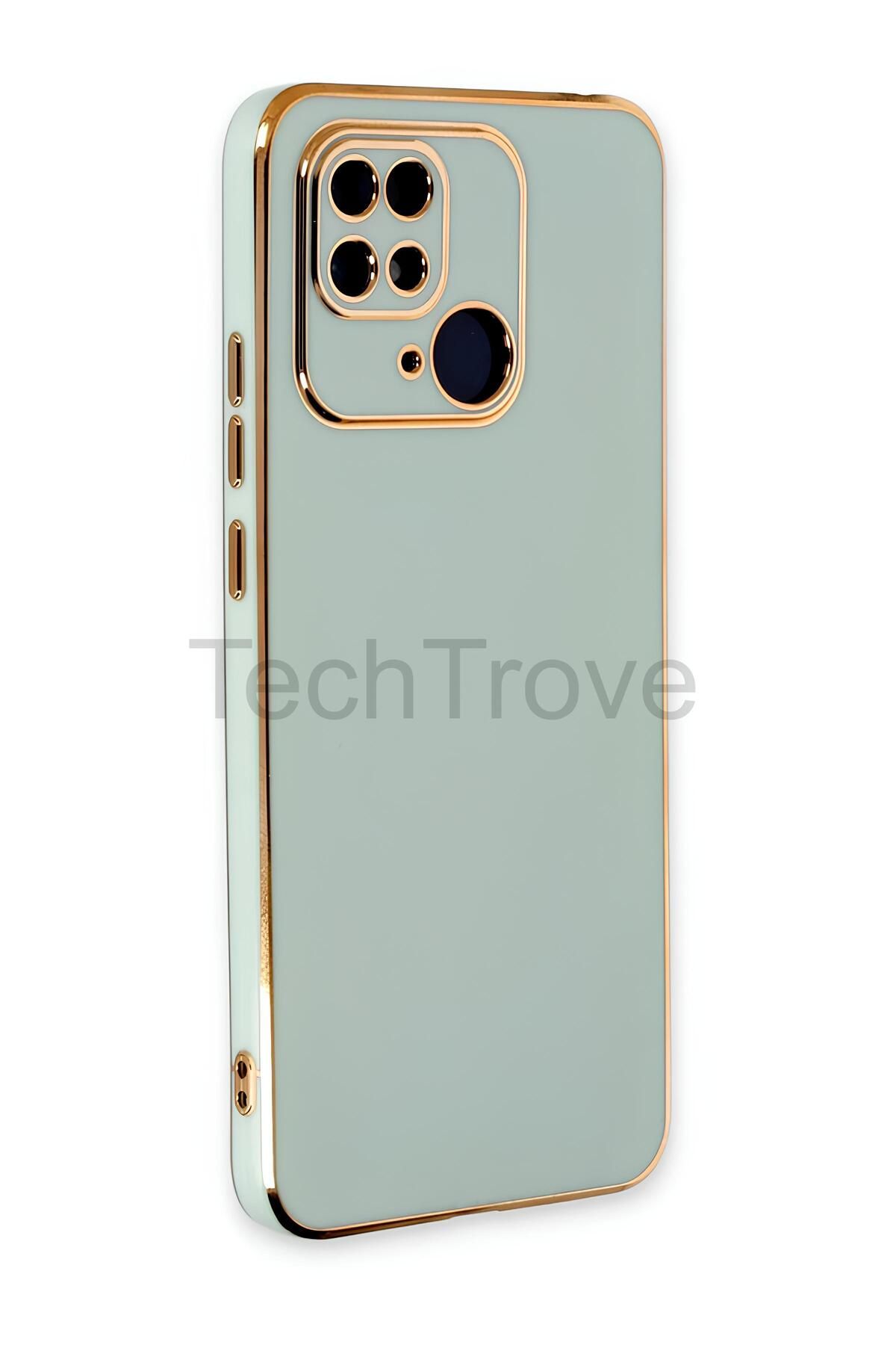 TechTrove Xiaomi Poco C40 Kılıf Parlak Tasrım Kamera Korumalı Ultra Yumuşak Esnek A+ Kalite Kapak