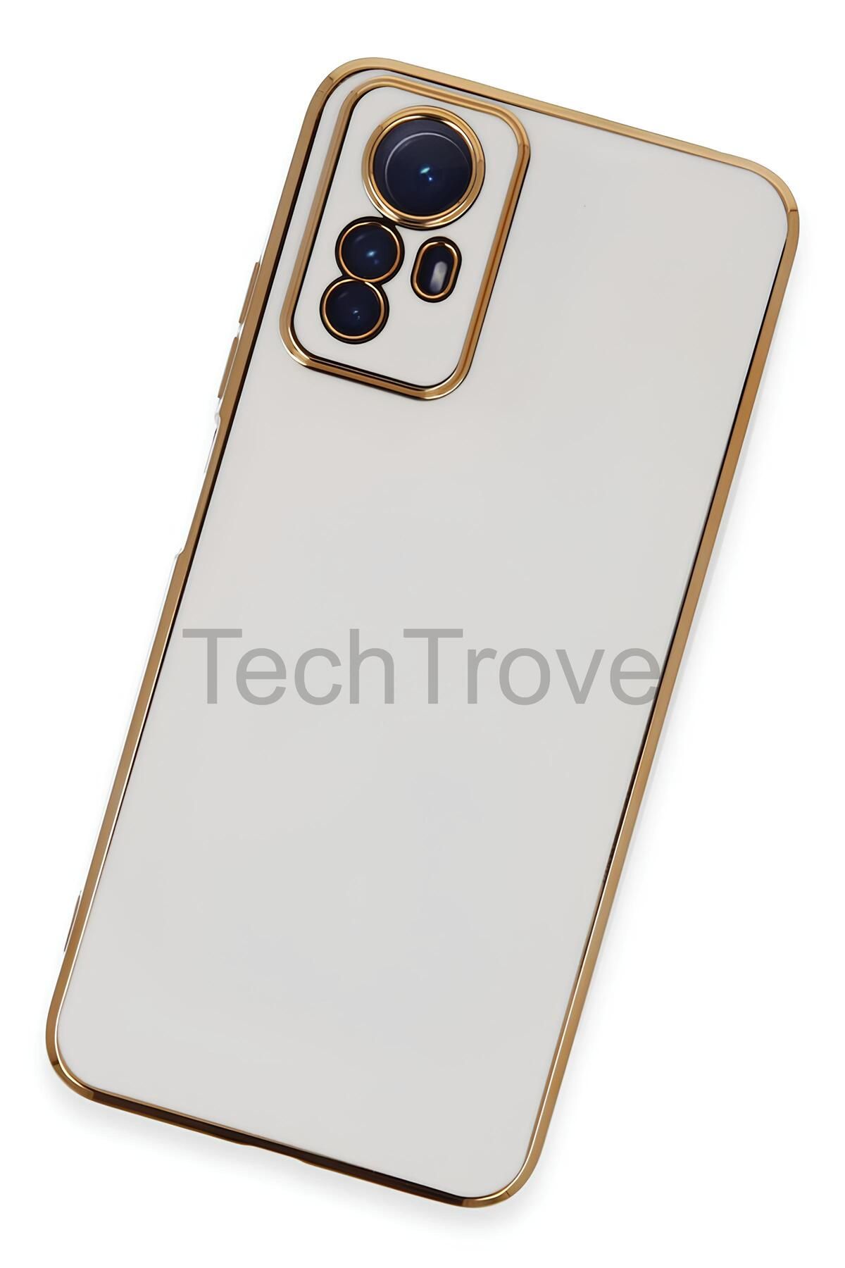 TechTrove Xiaomi Redmi Note 12S Kılıf Parlak Tasrım Kamera Korumalı Ultra Yumuşak Esnek A+ Kalite Kapak