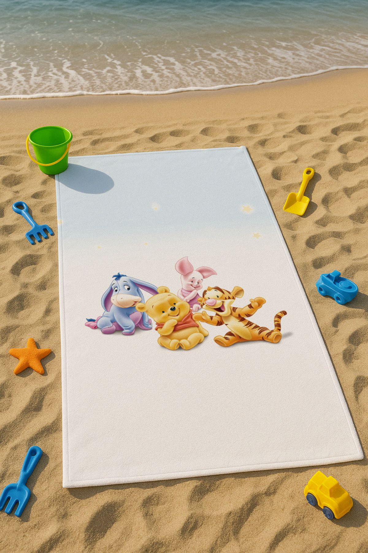 Talia Home Winnie The Pooh Desenli Çocuk Plaj - Deniz- Havuz Havlusu TLAPH-132