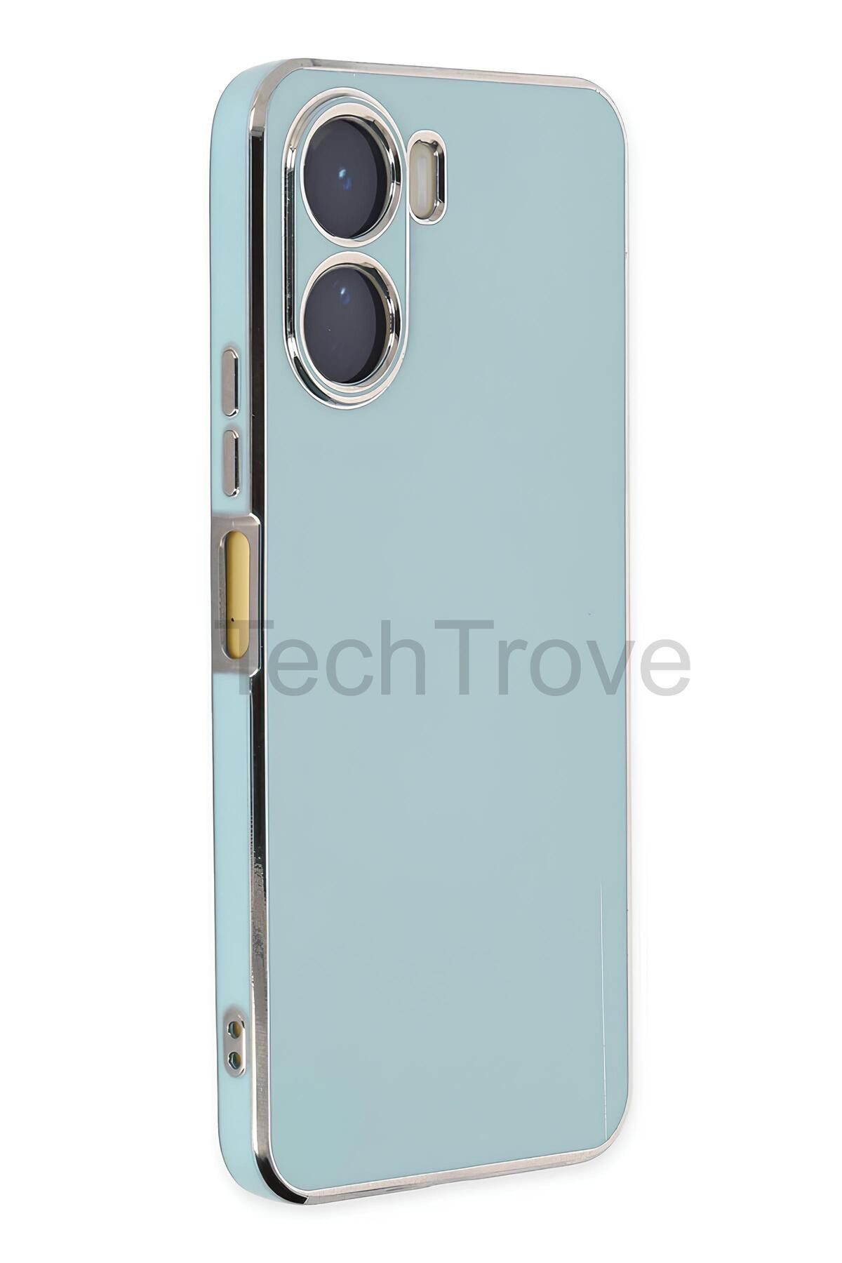 TechTrove Vivo Y16 Kılıf Parlak Tasrım Kamera Korumalı Ultra Yumuşak Esnek A+ Kalite Kapak