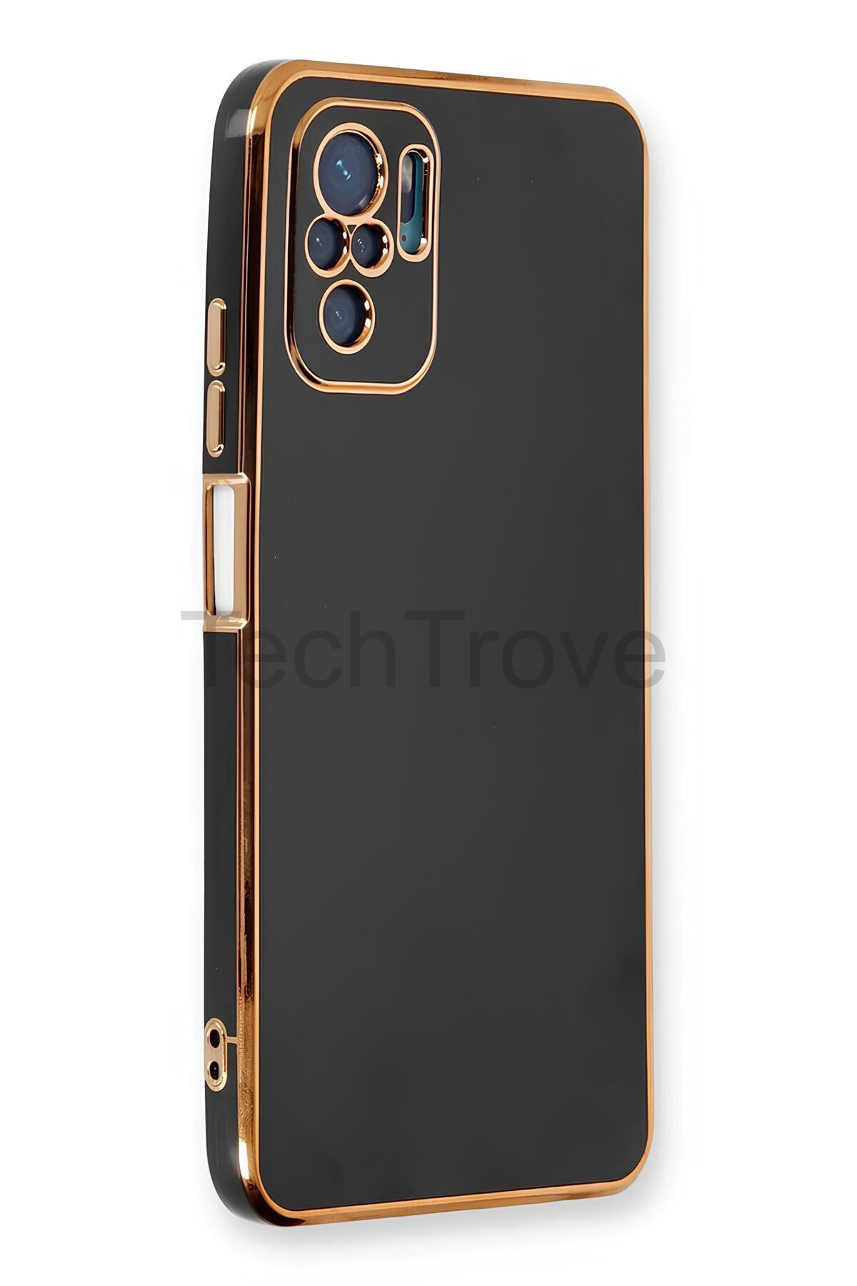 TechTrove Xiaomi Redmi Note 10S Kılıf Parlak Tasrım Kamera Korumalı Ultra Yumuşak Esnek A+ Kalite Kapak