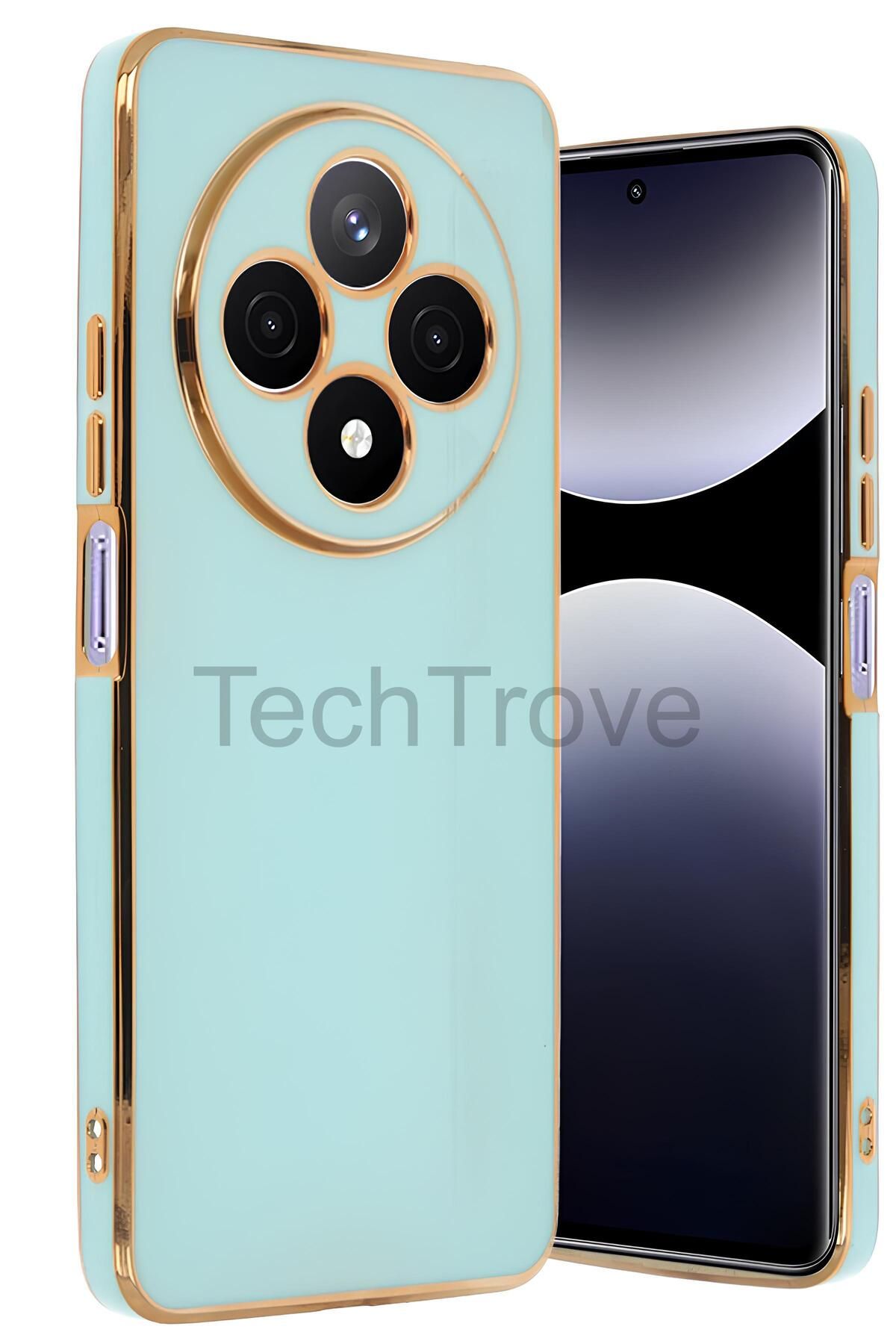 TechTrove Xiaomi Redmi 14C Kılıf Parlak Tasrım Kamera Korumalı Ultra Yumuşak Esnek A+ Kalite Kapak