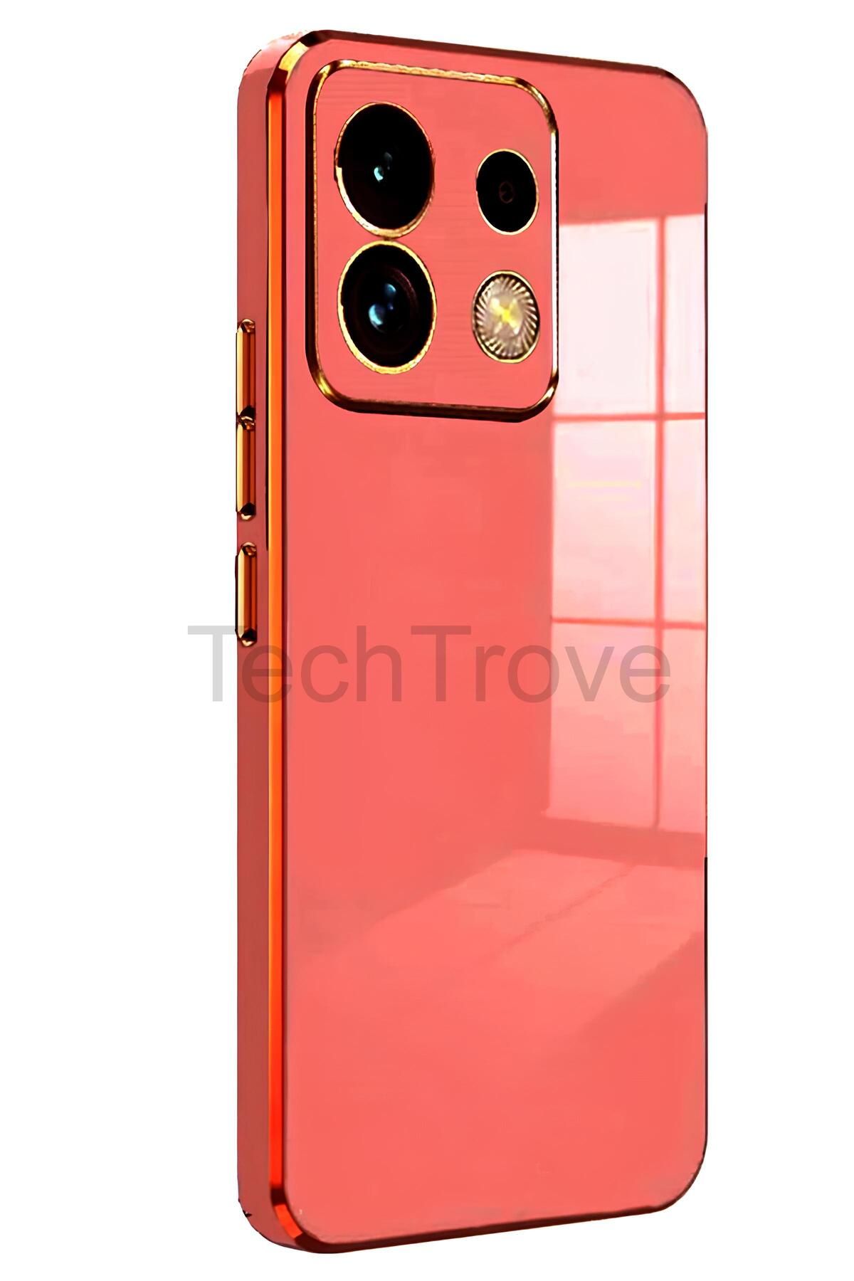 TechTrove Xiaomi Redmi Note 13 4G Kılıf Parlak Tasrım Kamera Korumalı Ultra Yumuşak Esnek A+ Kalite Kapak