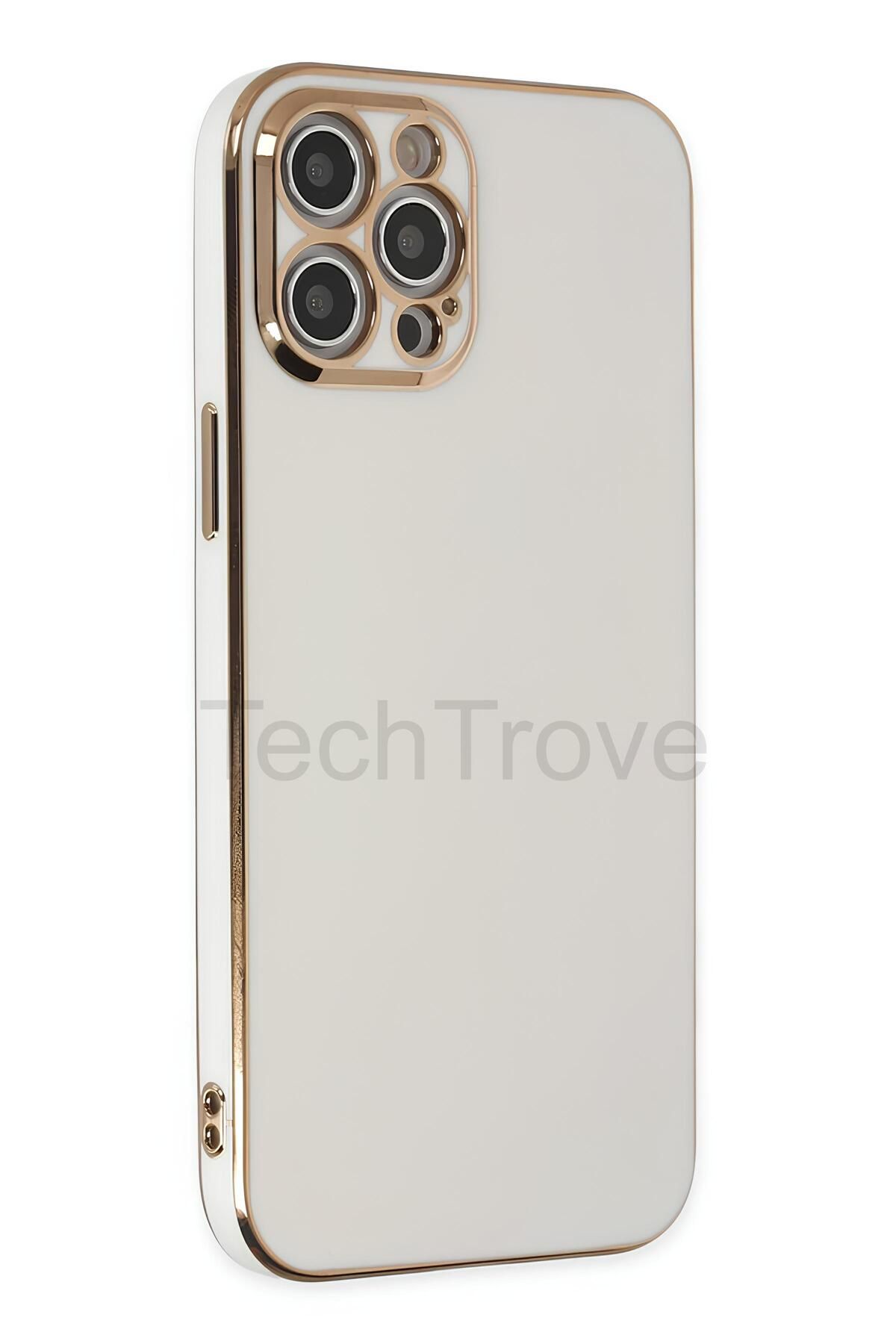 TechTrove iPhone 12 Pro Kılıf Parlak Tasrım Kamera Korumalı Ultra Yumuşak Esnek A+ Kalite Kapak