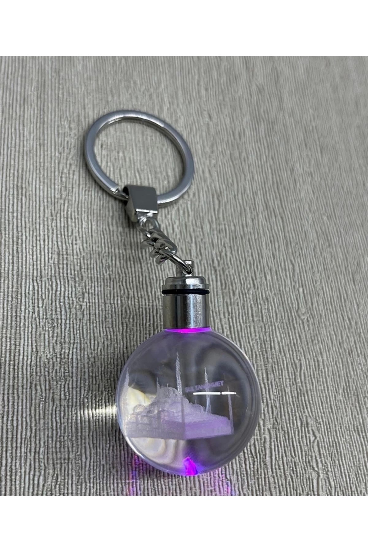 PRATİKOBA Ledli Sultanahmet Tasarımı Kristal Anahtarlık Alk3804