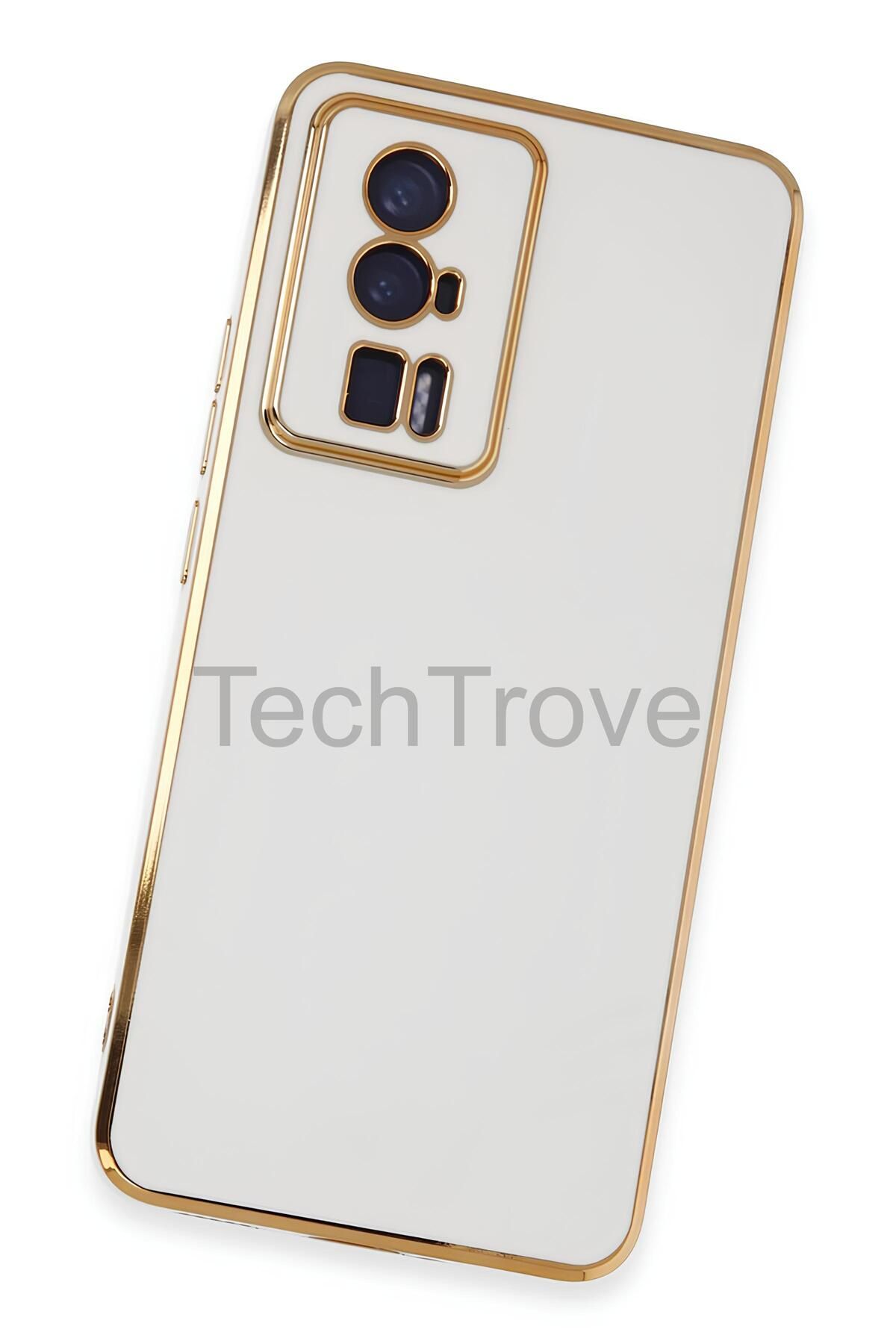 TechTrove Xiaomi Poco F5 Pro Kılıf Parlak Tasrım Kamera Korumalı Ultra Yumuşak Esnek A+ Kalite Kapak