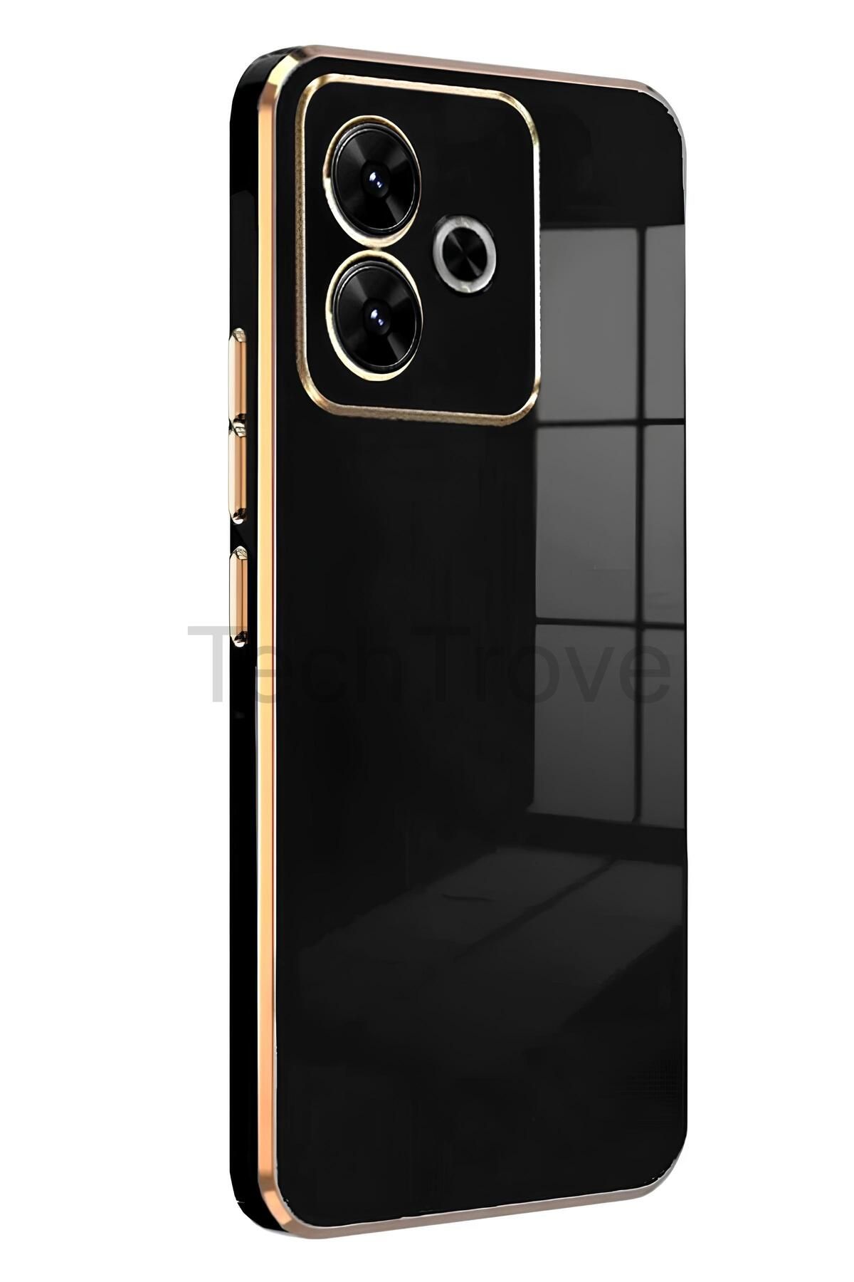 TechTrove Xiaomi Redmi 13 4G Kılıf Parlak Tasrım Kamera Korumalı Ultra Yumuşak Esnek A+ Kalite Kapak