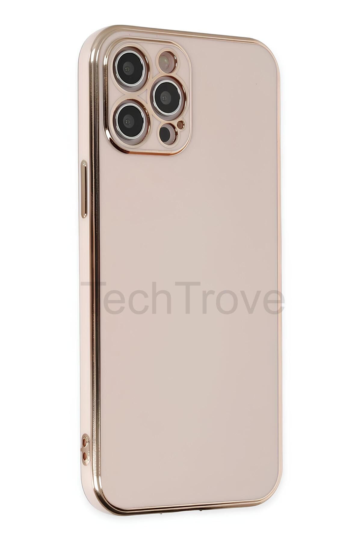 TechTrove iPhone 12 Pro Max Kılıf Parlak Tasrım Kamera Korumalı Ultra Yumuşak Esnek A+ Kalite Kapak