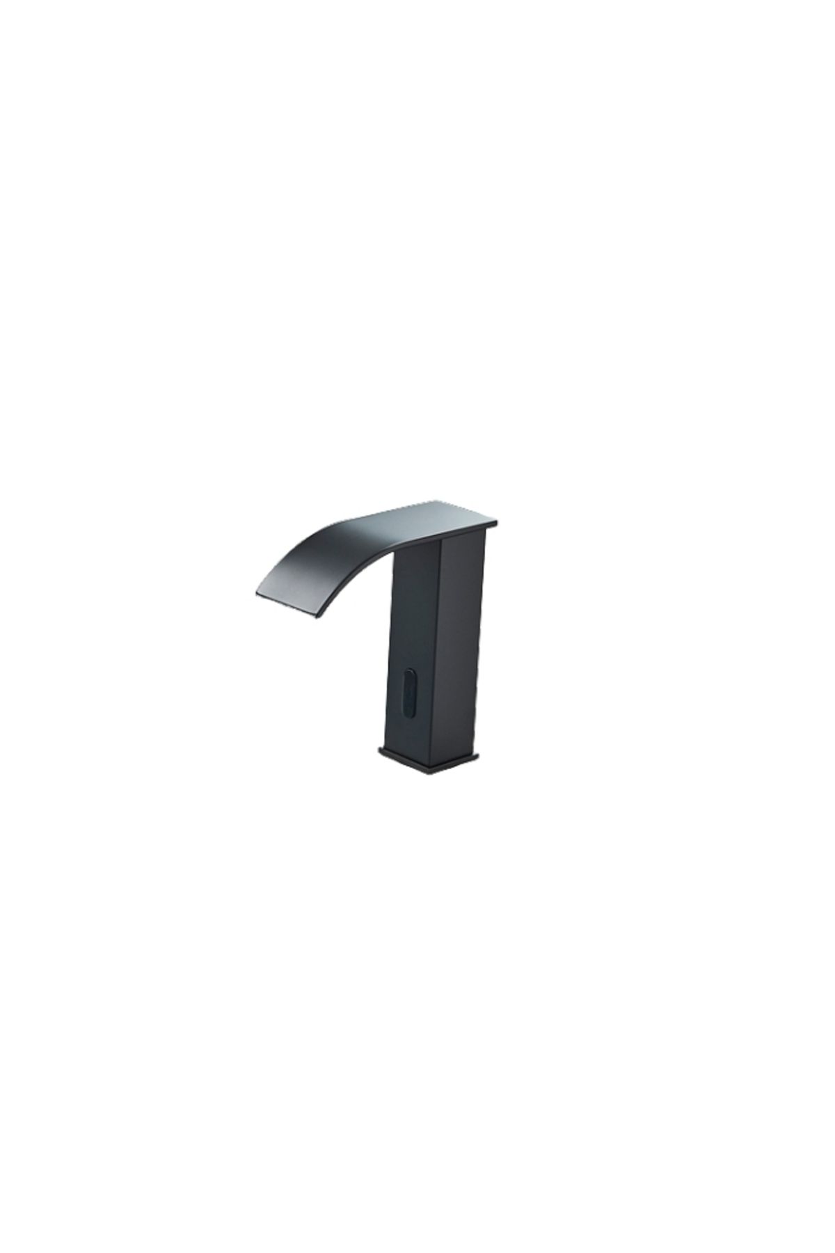Blackswan Design Baterie Chiuveta Baie, Blackswan, Tip M183, Negru Scurt Cu Pipa Tip Cascada Si Senzor, 15 Cm - One Size