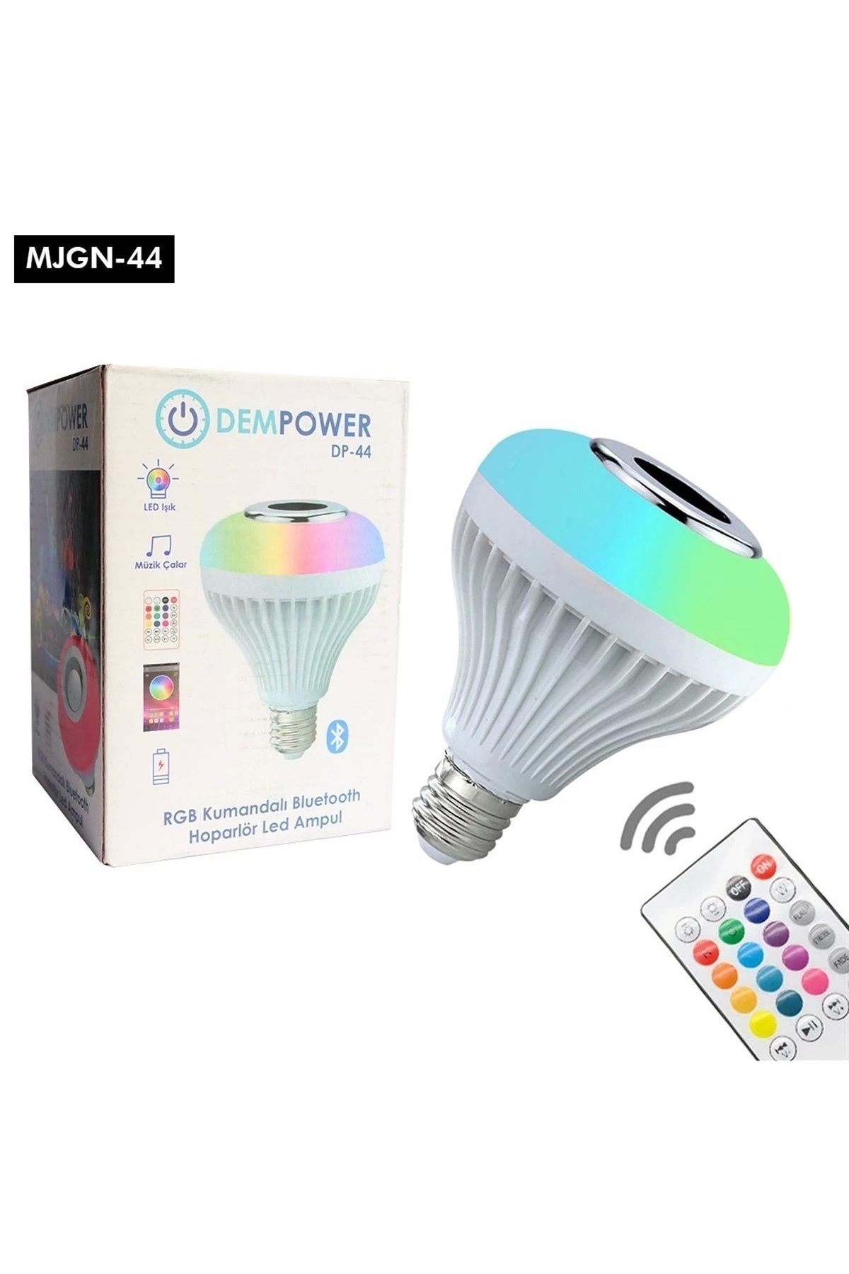 PRATİKOBA Dempower Rgb Kumandalı Bluetooth Ampül