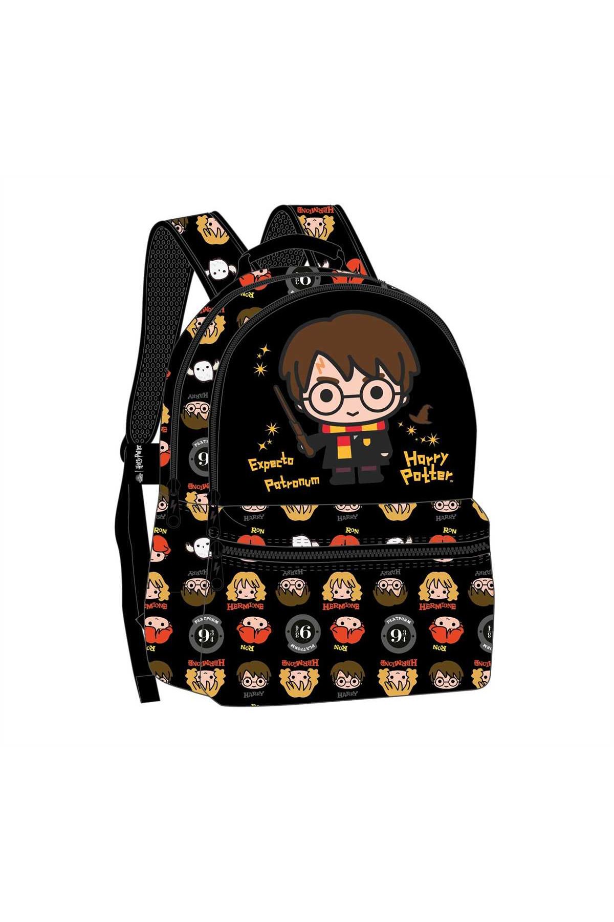 Harry Potter OKUL ÇANTASI 2072 SİYAH ÜÇ BÖLMELİ