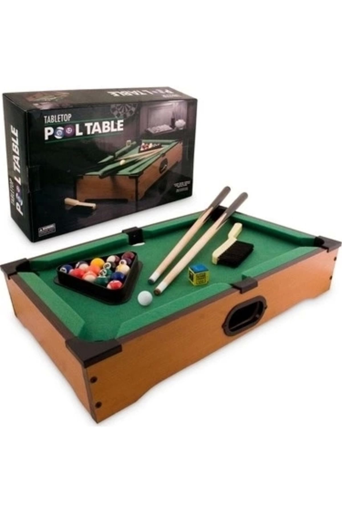 PRATİKOBA Ahşap Bilardo Oyunu Alk3127