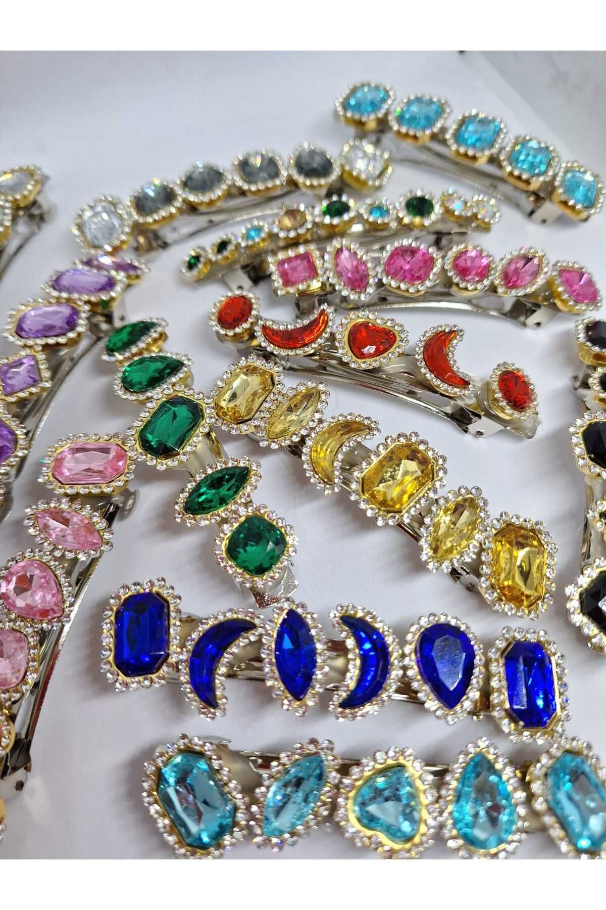 No Name Atelier Taşlı Otomatik Mekanizmalı Toka