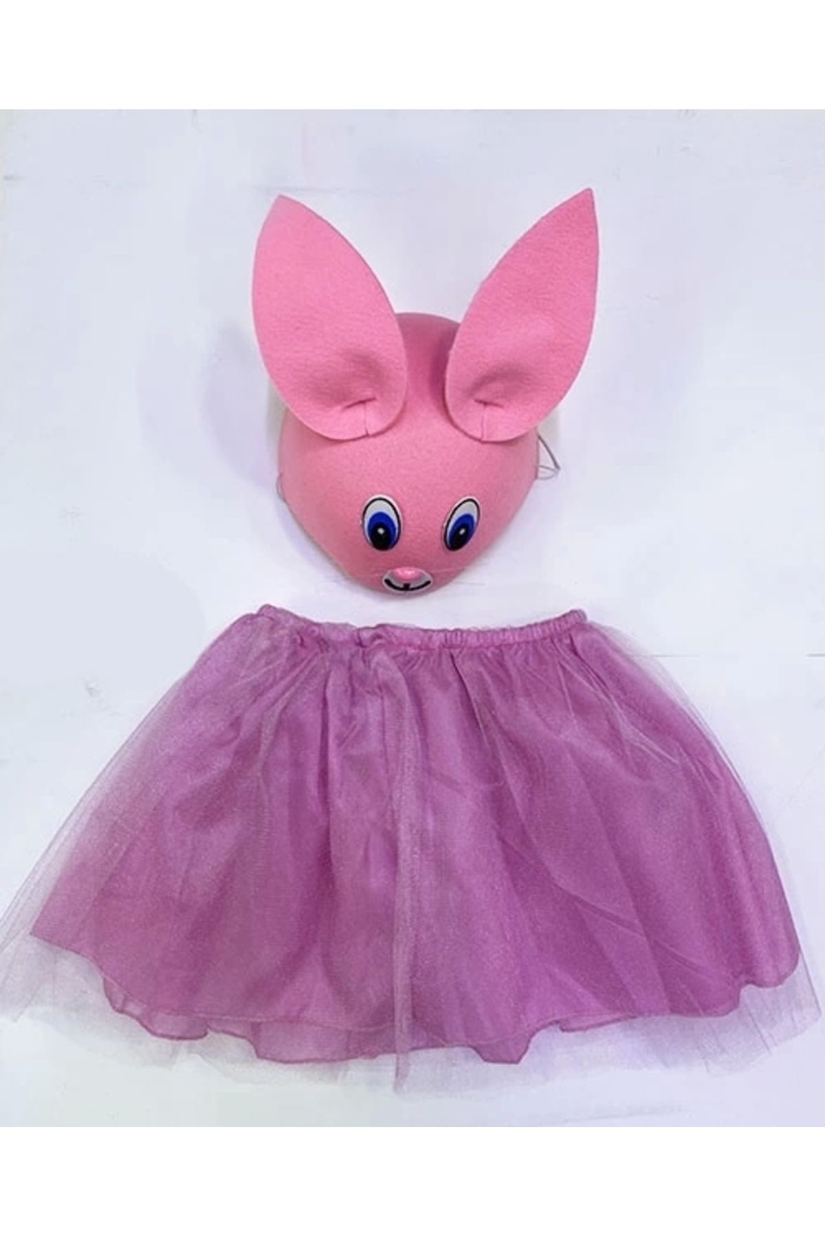 PRATİKOBA Çocuk Gösteri Kostümü Pembe Tavşan