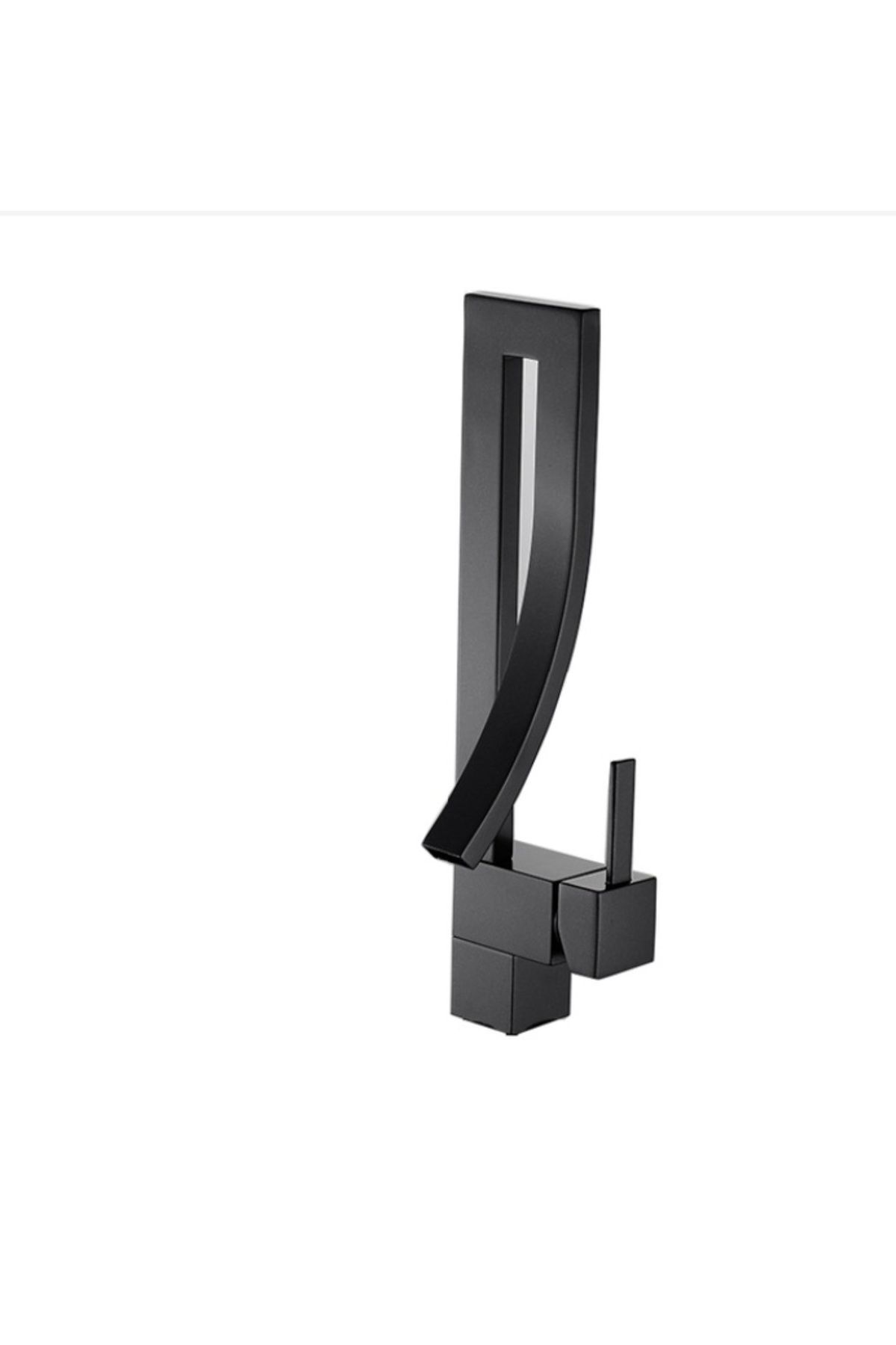 Blackswan Design Baterie Chiuveta Baie, Blackswan, Tip M296, Model Negru Mat Tip Cascada, Dimensiune 34 Cm - One Size