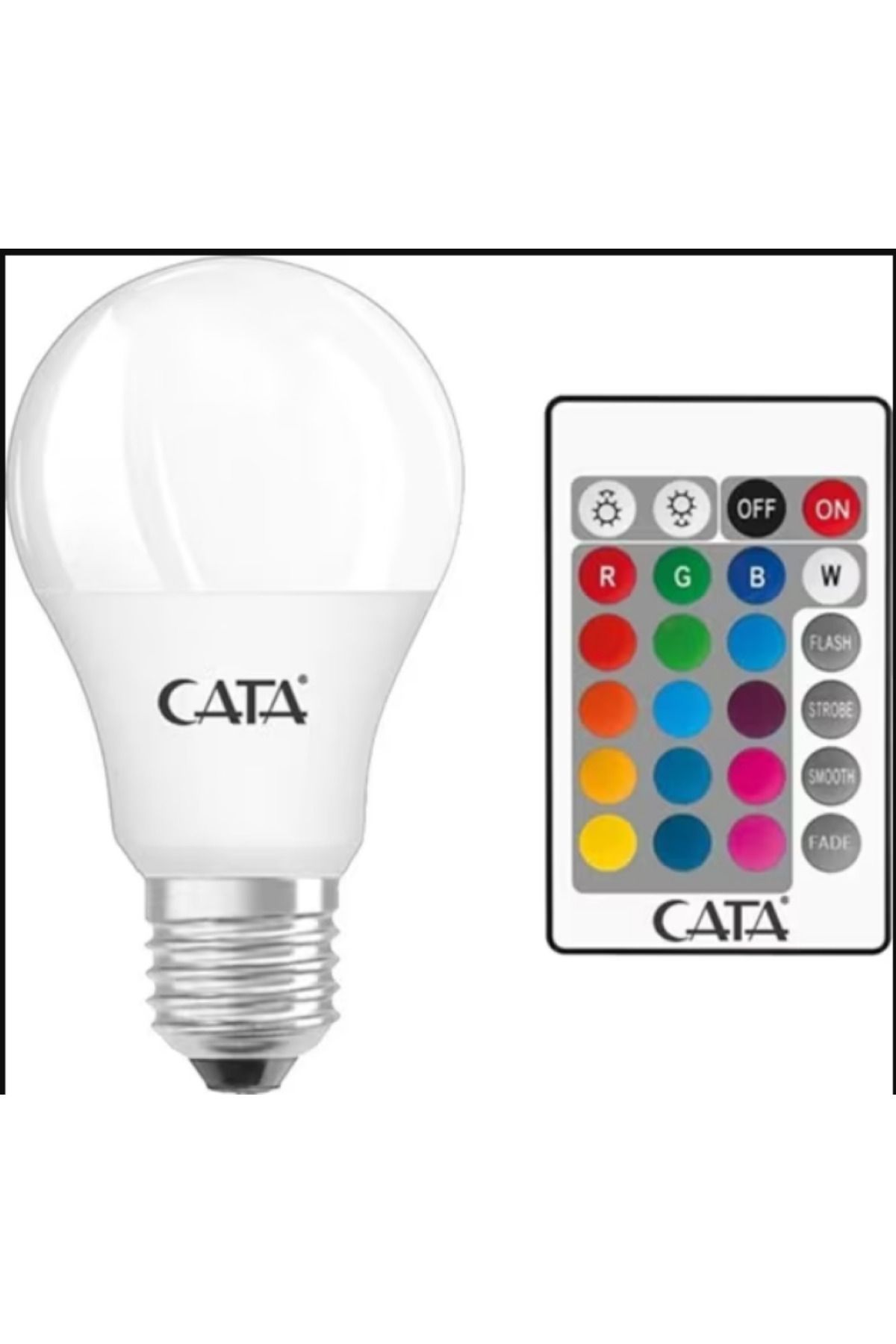 Cata Led Ampul Uzaktan Kumandalı Renk Değiştirebilen Rgb 9w E27 Duylu Ct-4058