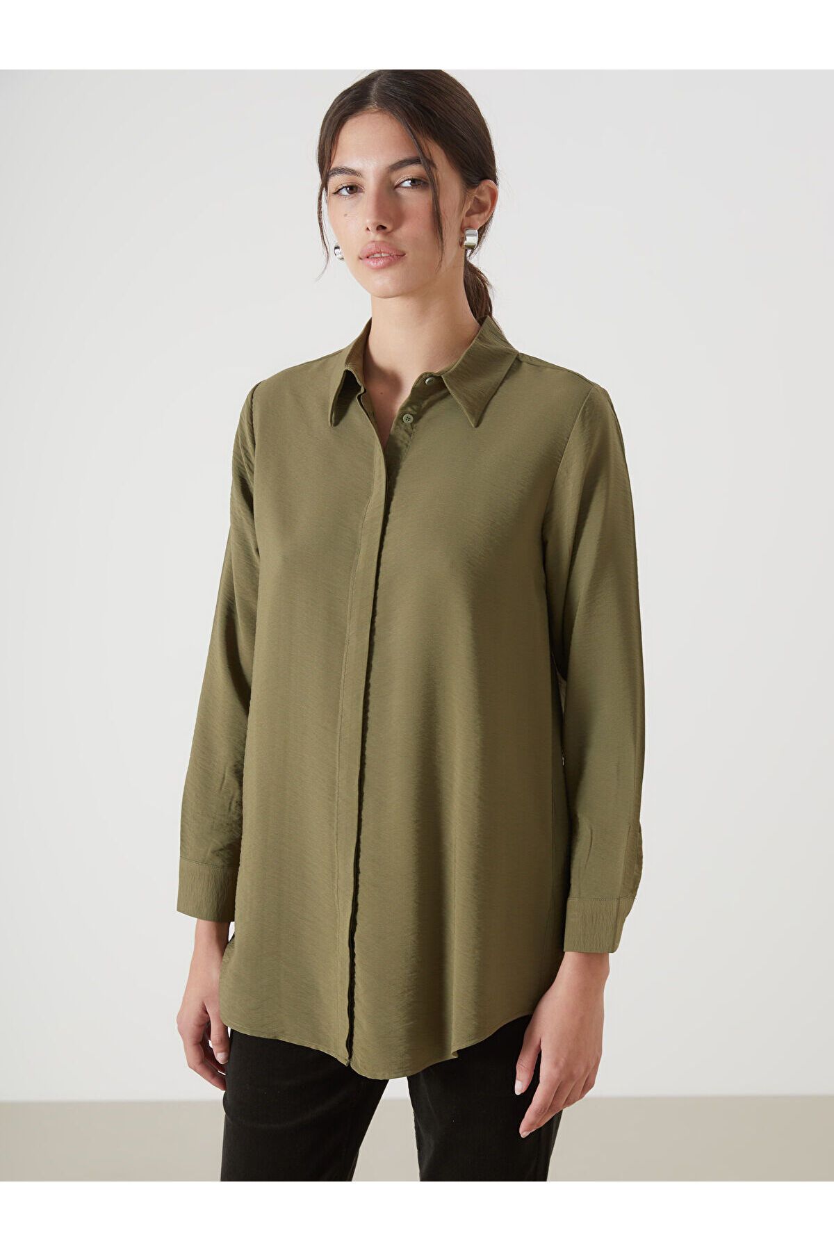 LC Waikiki Loose Fit Kadın Gömlek Tunik