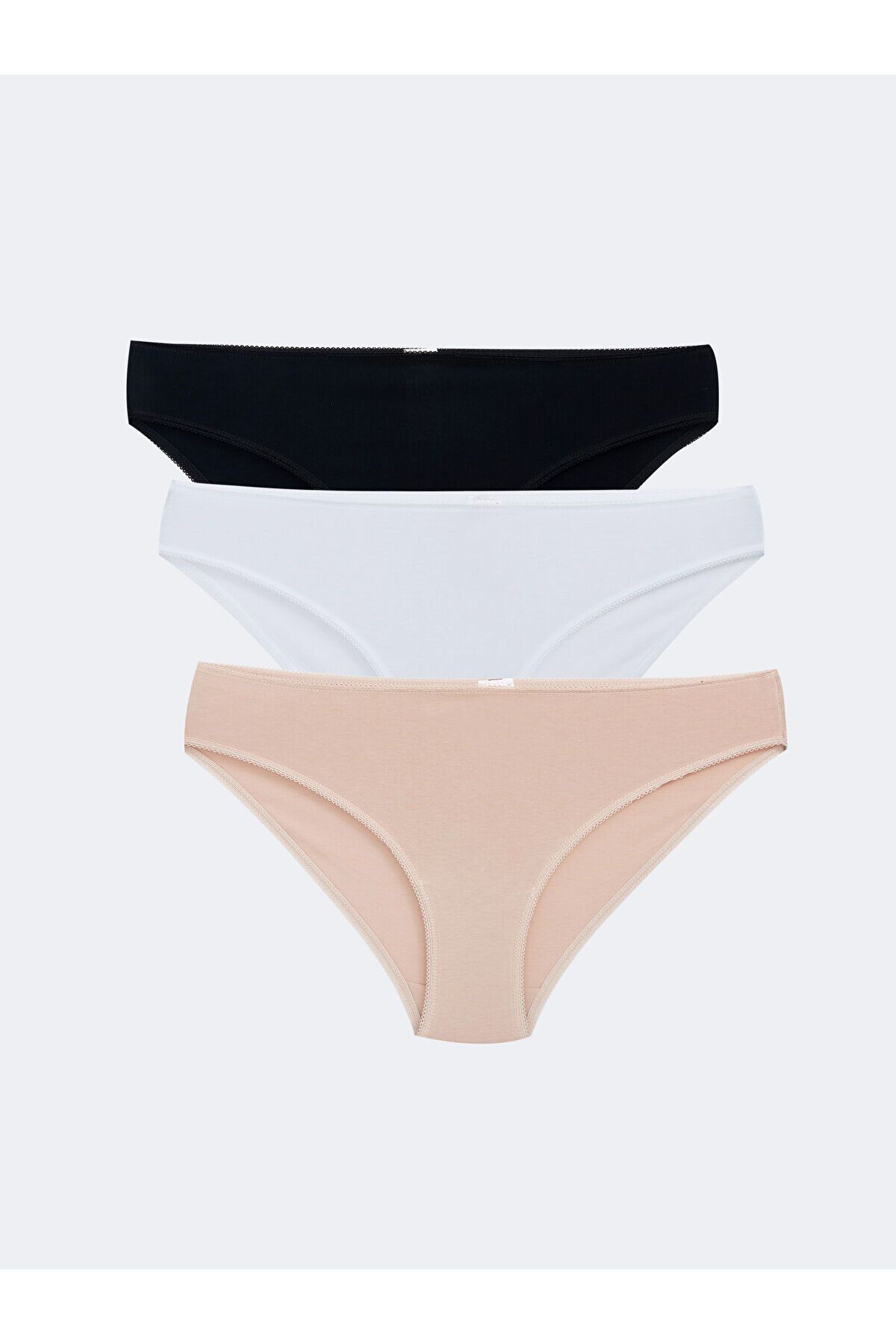 LC Waikiki Düz Bikini Külot 3'lü Paket