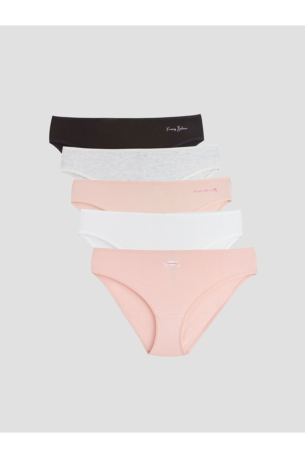 LC Waikiki Baskılı Bikini Külot 5'li Paket
