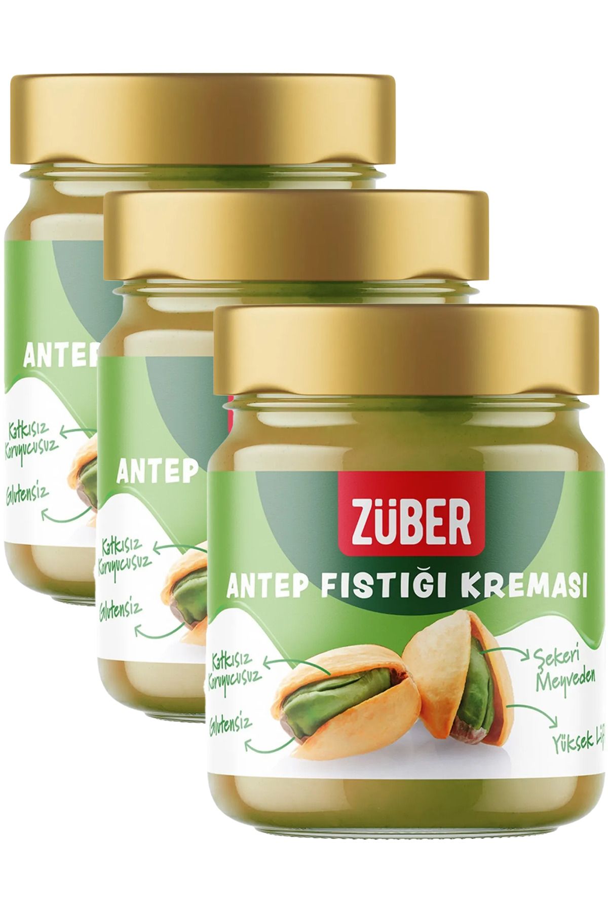 Antep Fıstığı Kreması 200 gr x 3 Adet