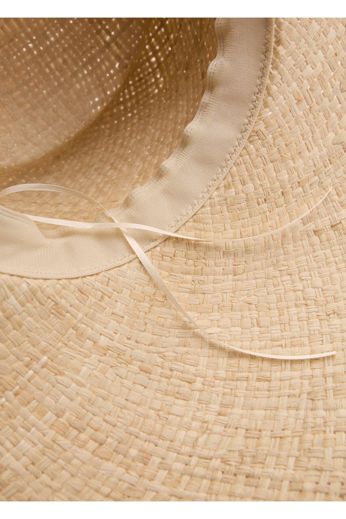 MANGO Woman-Maxi Natural Fiber Hat 6