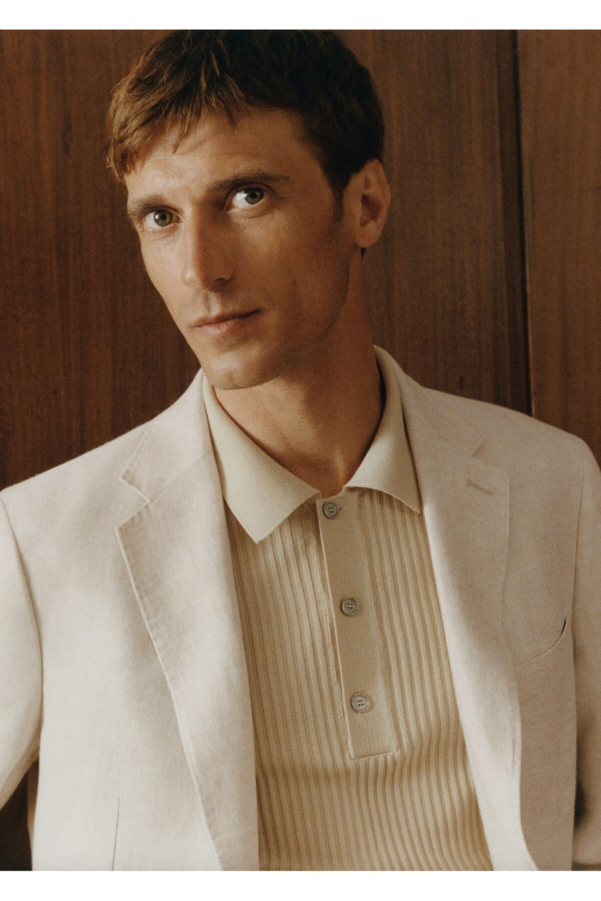 ژاکت مردانه بژ منگو | 77010585 اورجینال - تصویر 7