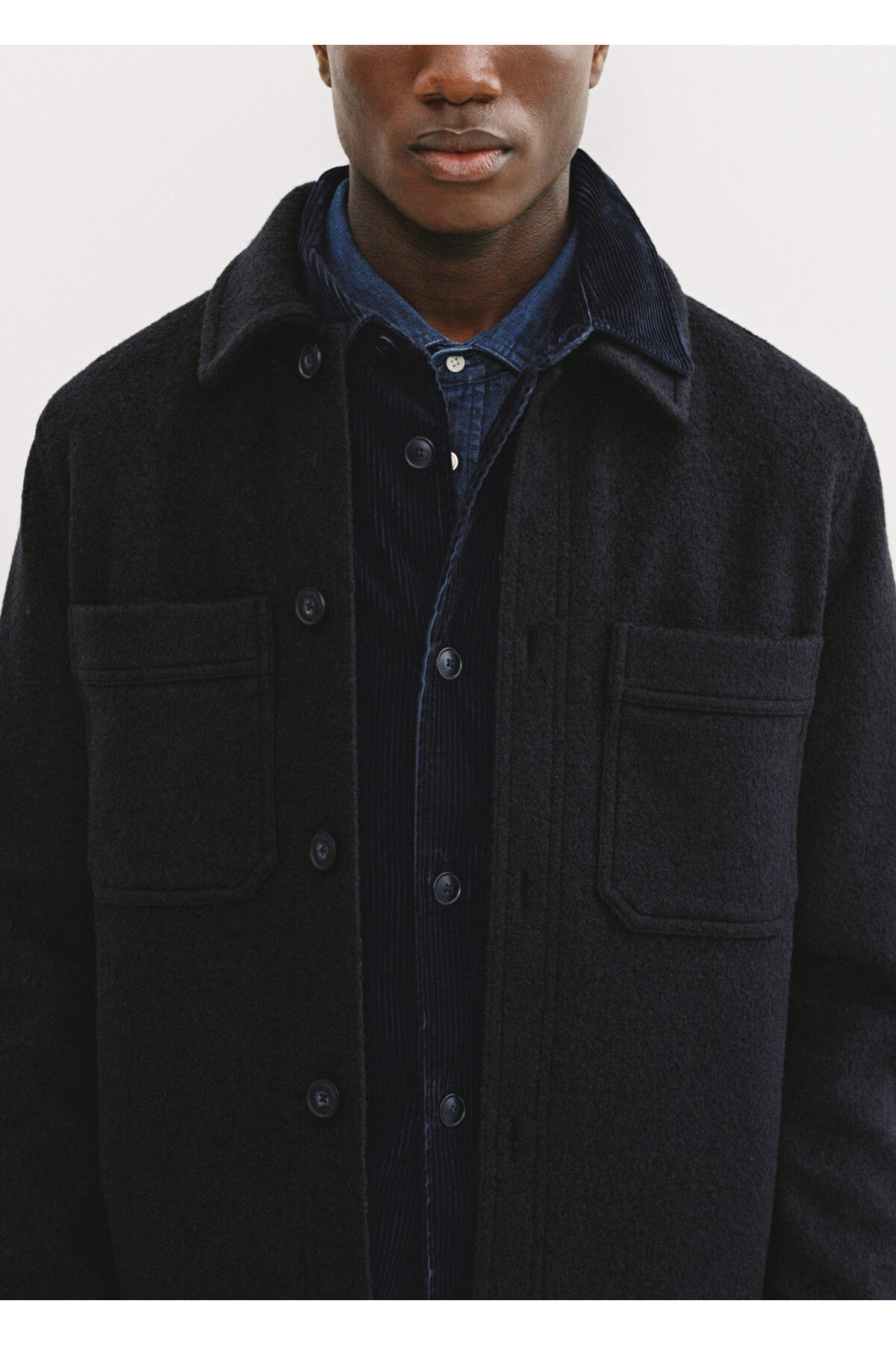 ژاکت مردانه آبی سرمه ای منگو | 77069227 اورجینال - تصویر 7