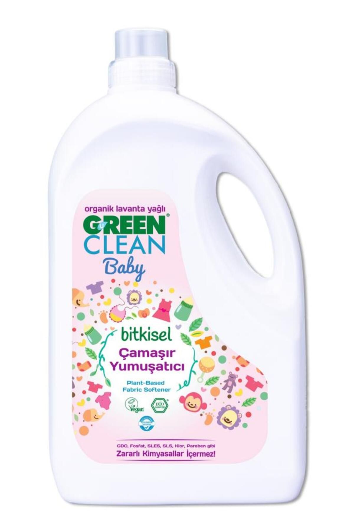MR RZN STORE Green Clean Baby Bitkisel Çamaşır Yumuşatıcı 2750 ml