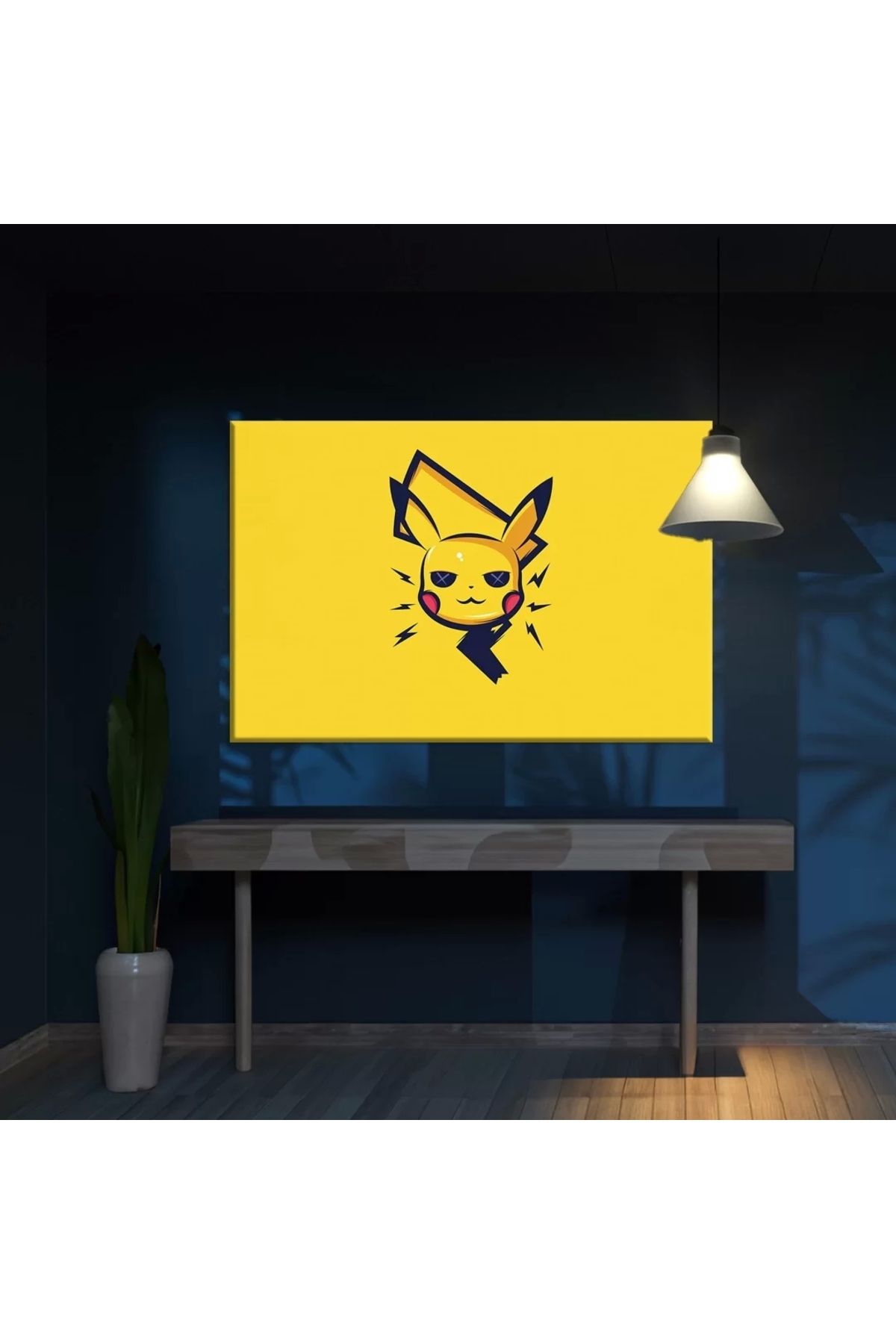 VOGLOO Renkli Pikachu Kanvas Tablo