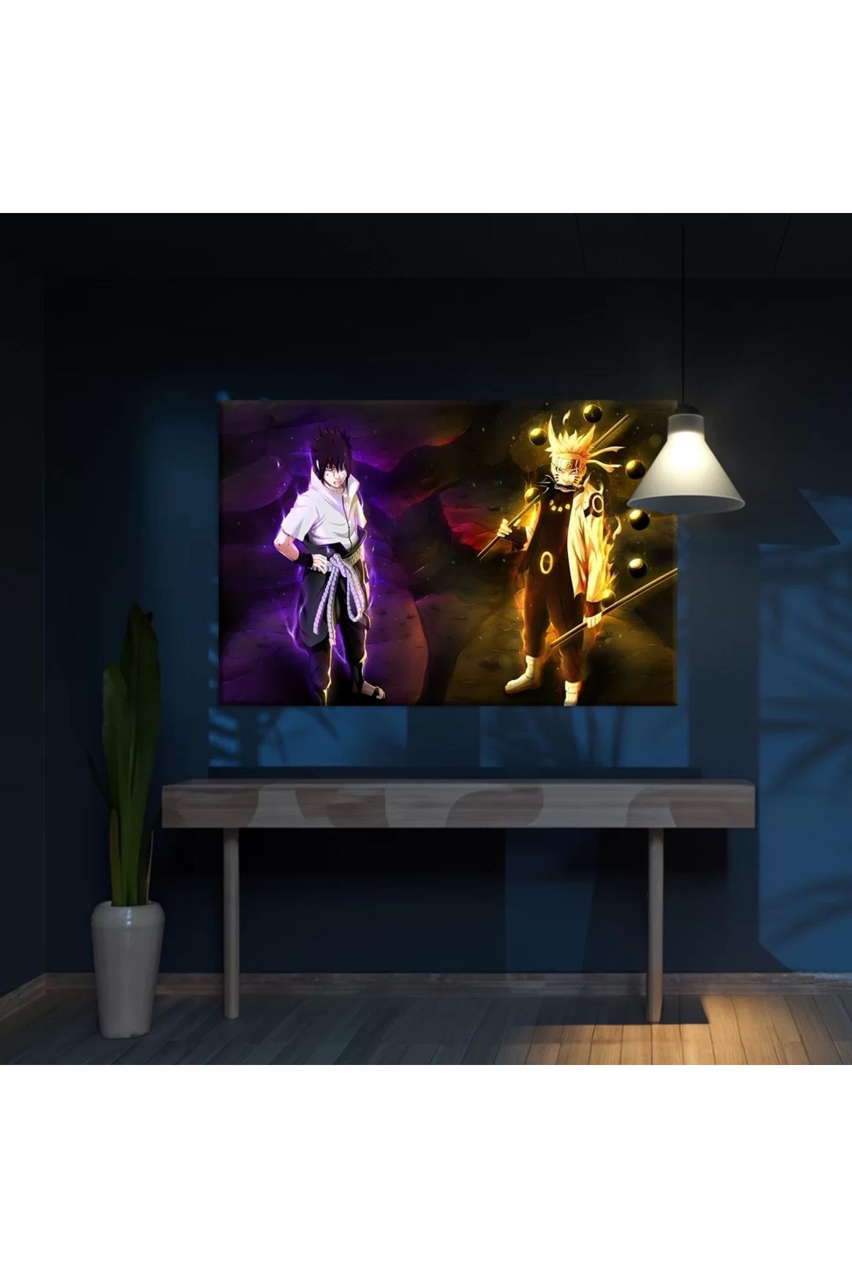 VOGLOO Naruto Ve Sasuke Kanvas Tablo