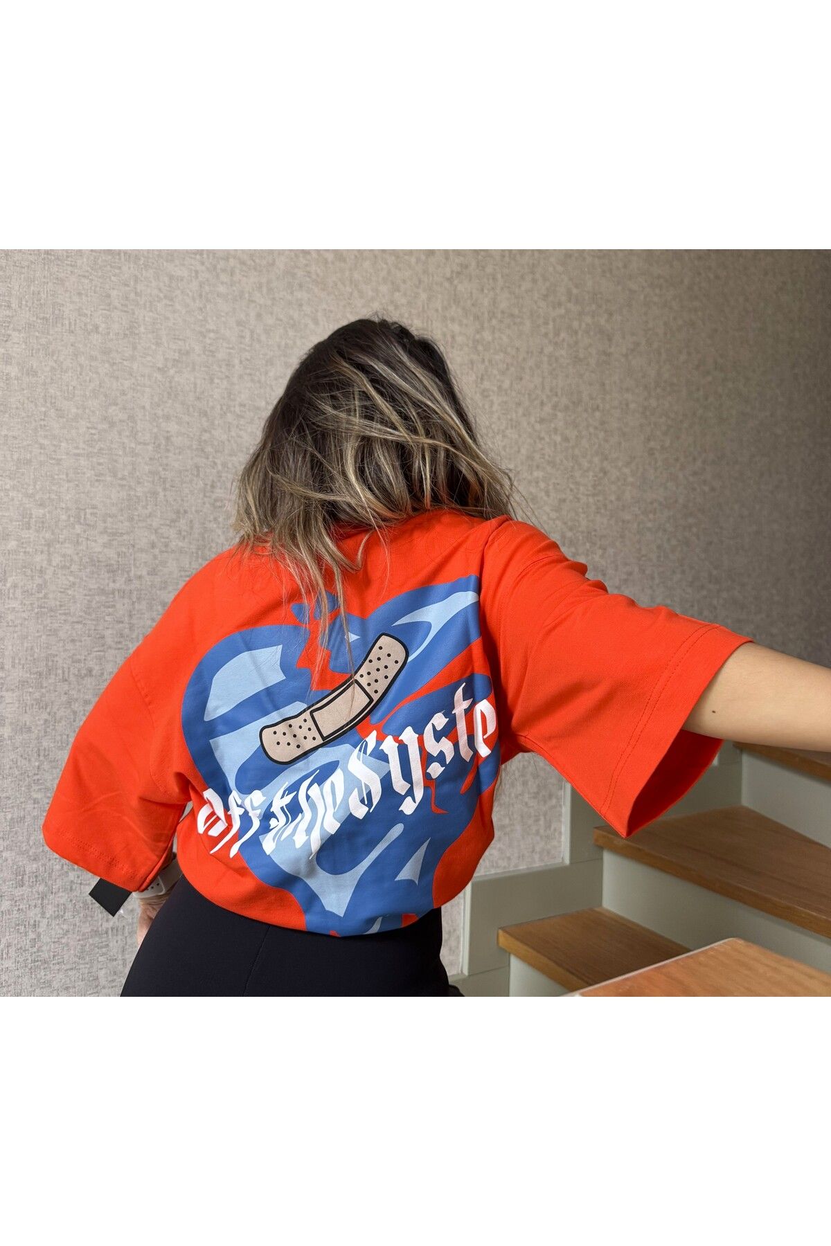 byserayakyol Limited Edition Özel Baskı Oversize Unisex Tshirt