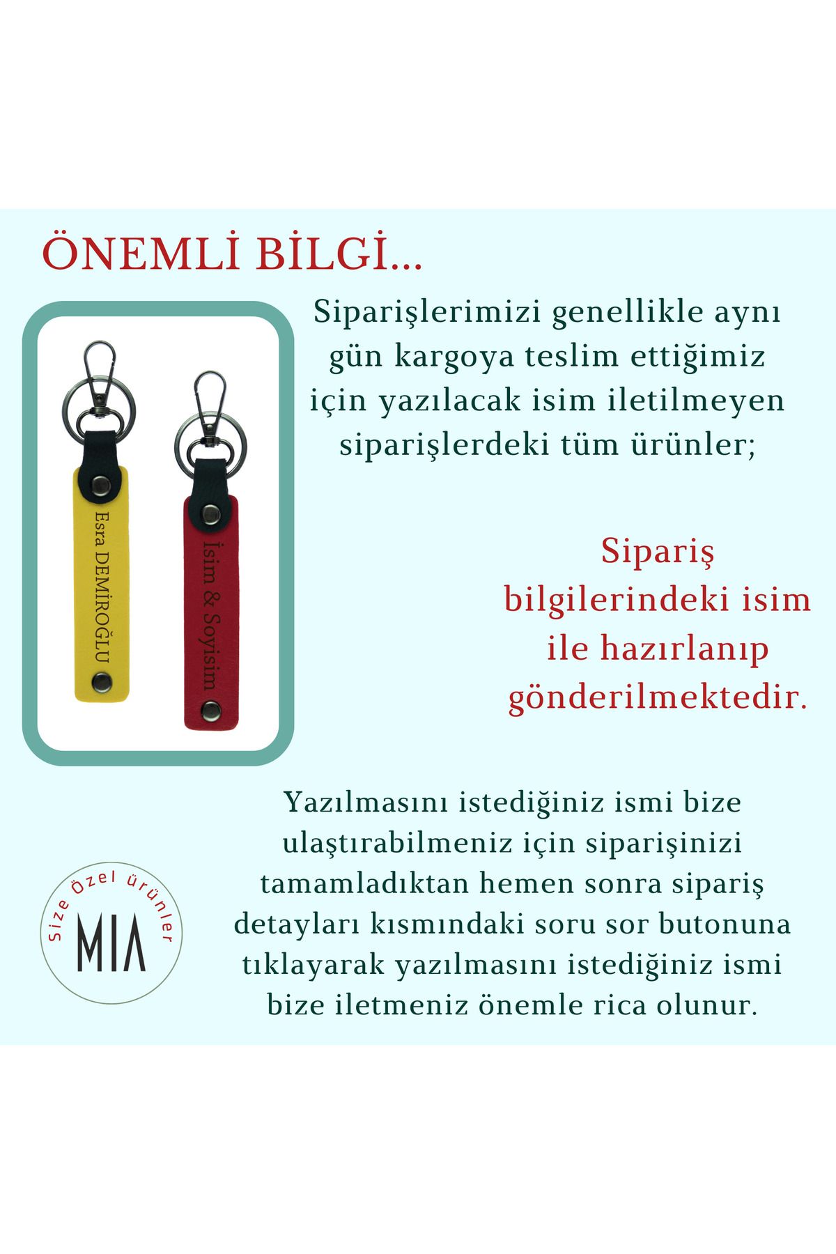 Miaju-Surprise with Meaning Loaded for Lover – Three Crescent Leather Keychain Set, Personalized by Name, Yellow-Yellow 2