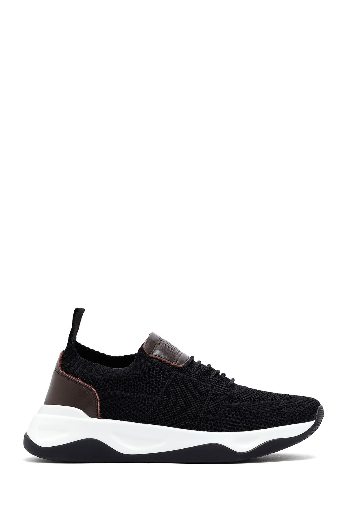 Derimod Zero Erkek Siyah Kalın Tabanlı Kumaş Sneaker 25SFD69206F