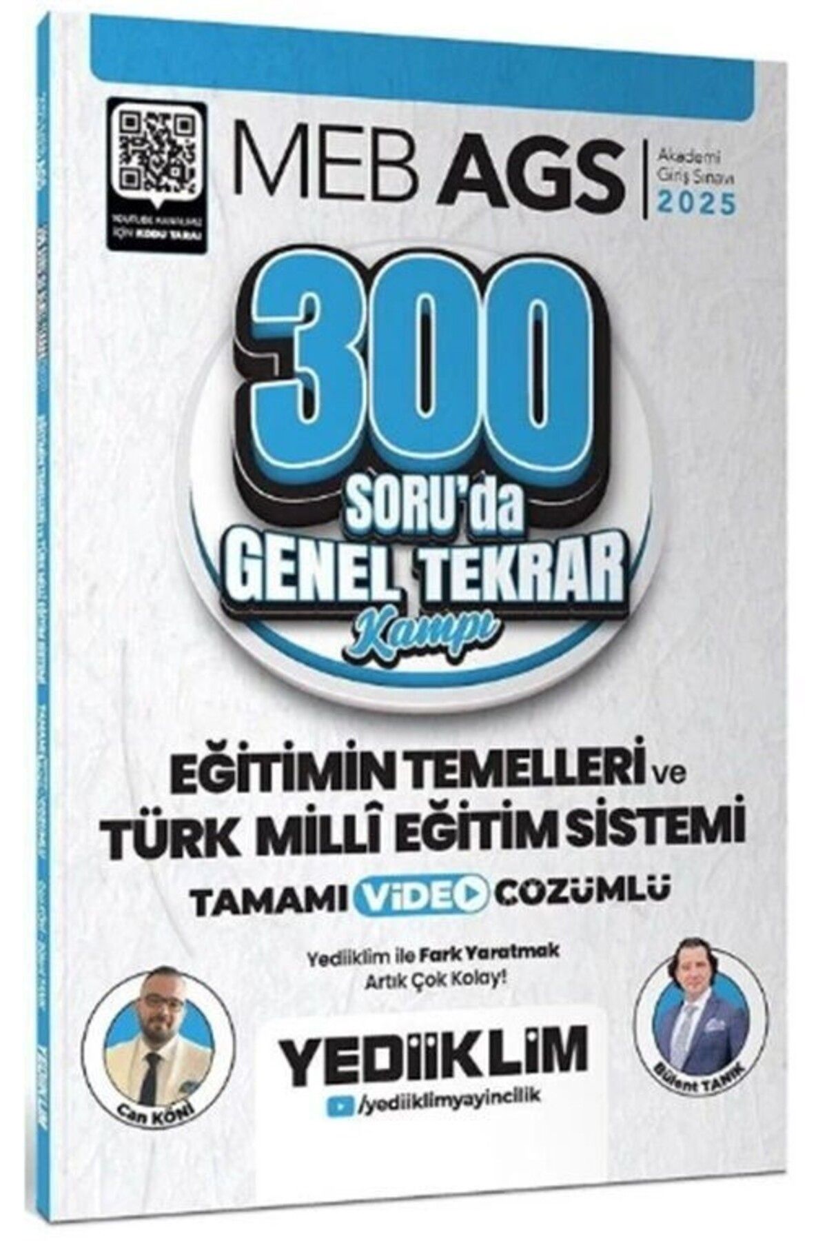 Ankara Kitap Merkezi 2025 MEB AGS Eğitimin Temelleri ve Türk Milli Eğitim Sistemi 300 Soruda Genel Tekrar Kampı Çözümlü Y