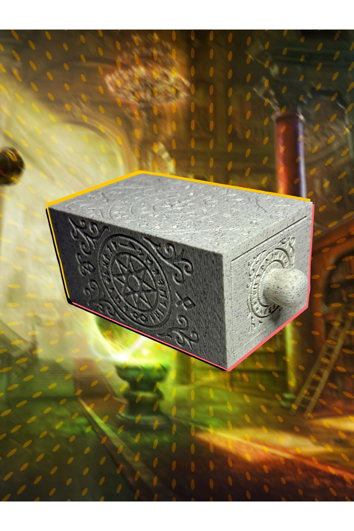 Gragold3Design Sihirli Kutu (Magic Box) – İçindeki Ürünü Yok Eden Özel Dekoratif Obje