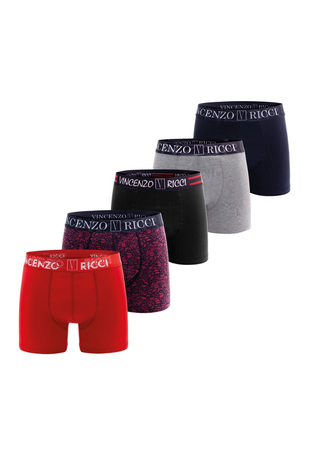 Mode Cool Premium Erkek Boxer – Likralı Yapı, Maksimum Konfor Karışık 5li