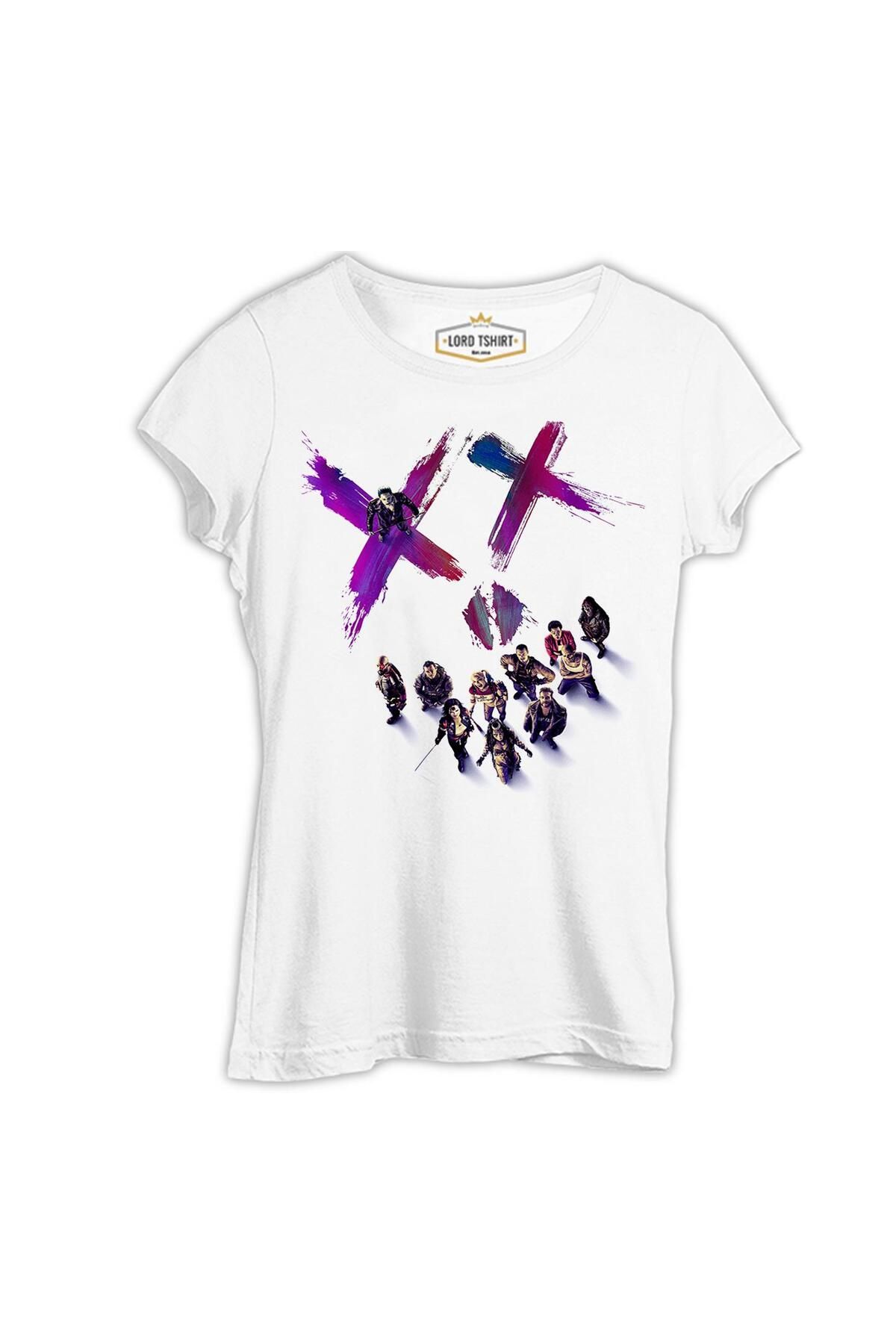 Lord T-Shirt Suicide Squad Beyaz Kadın Tshirt