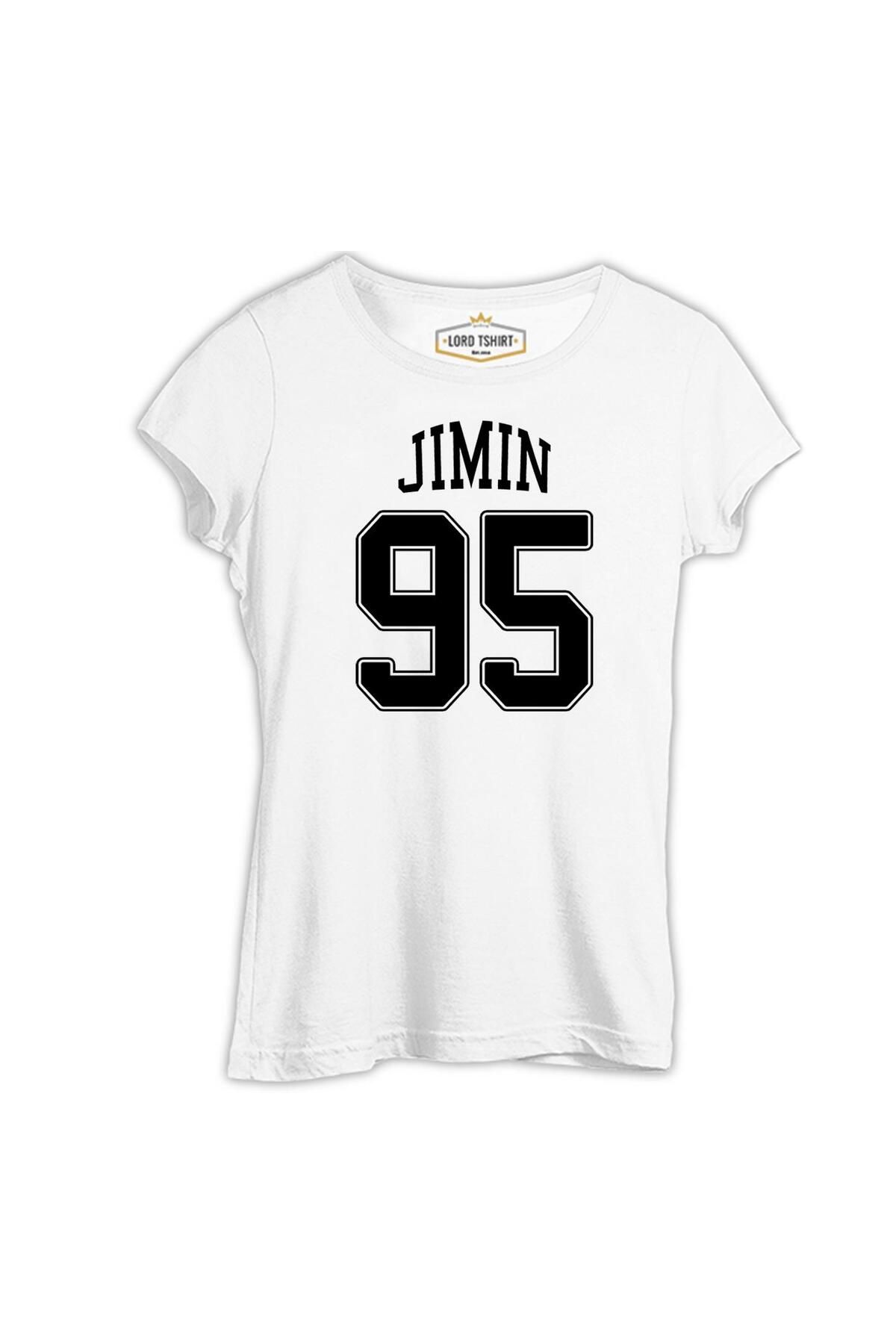Lord T-Shirt BTS - Jimin 95 Beyaz Tshirt