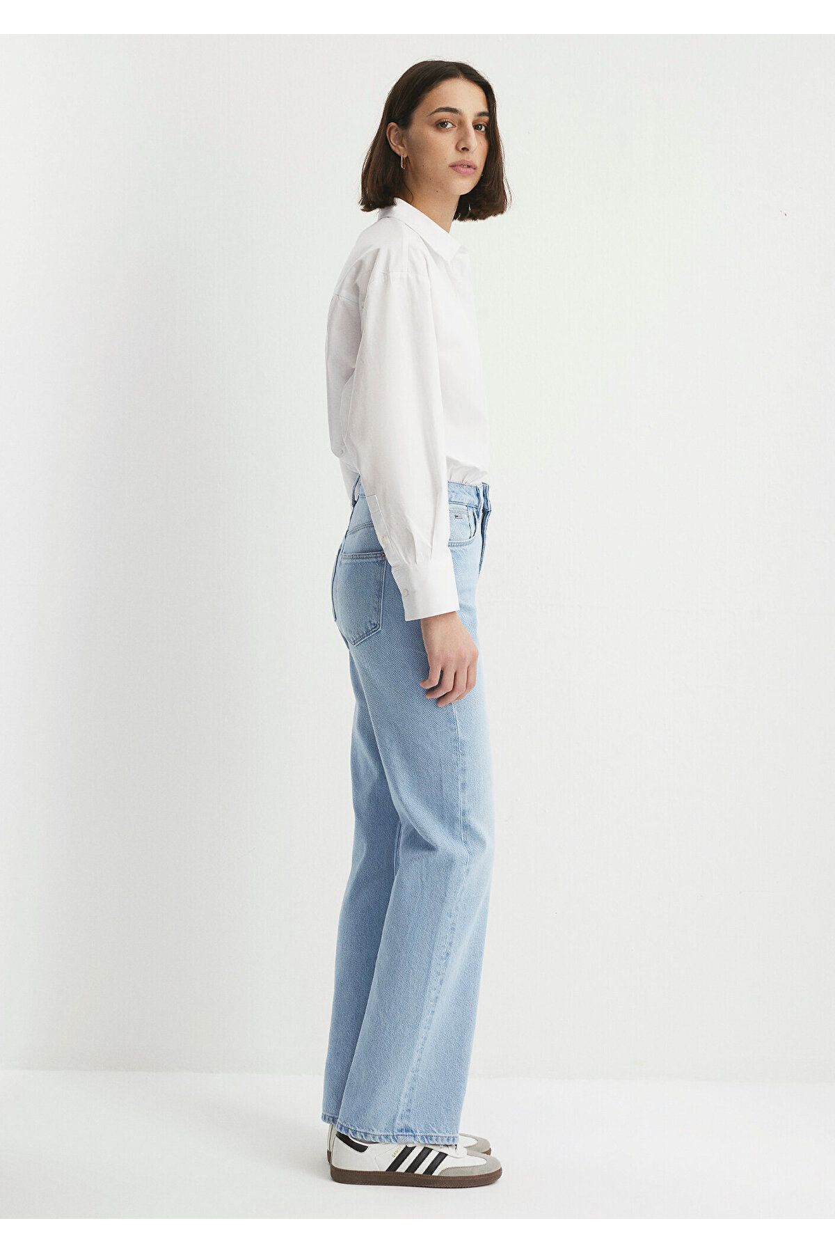Mavi-Niebieskie jasnoniebieskie spodnie jeansowe Victoria Premium101072-86476 7