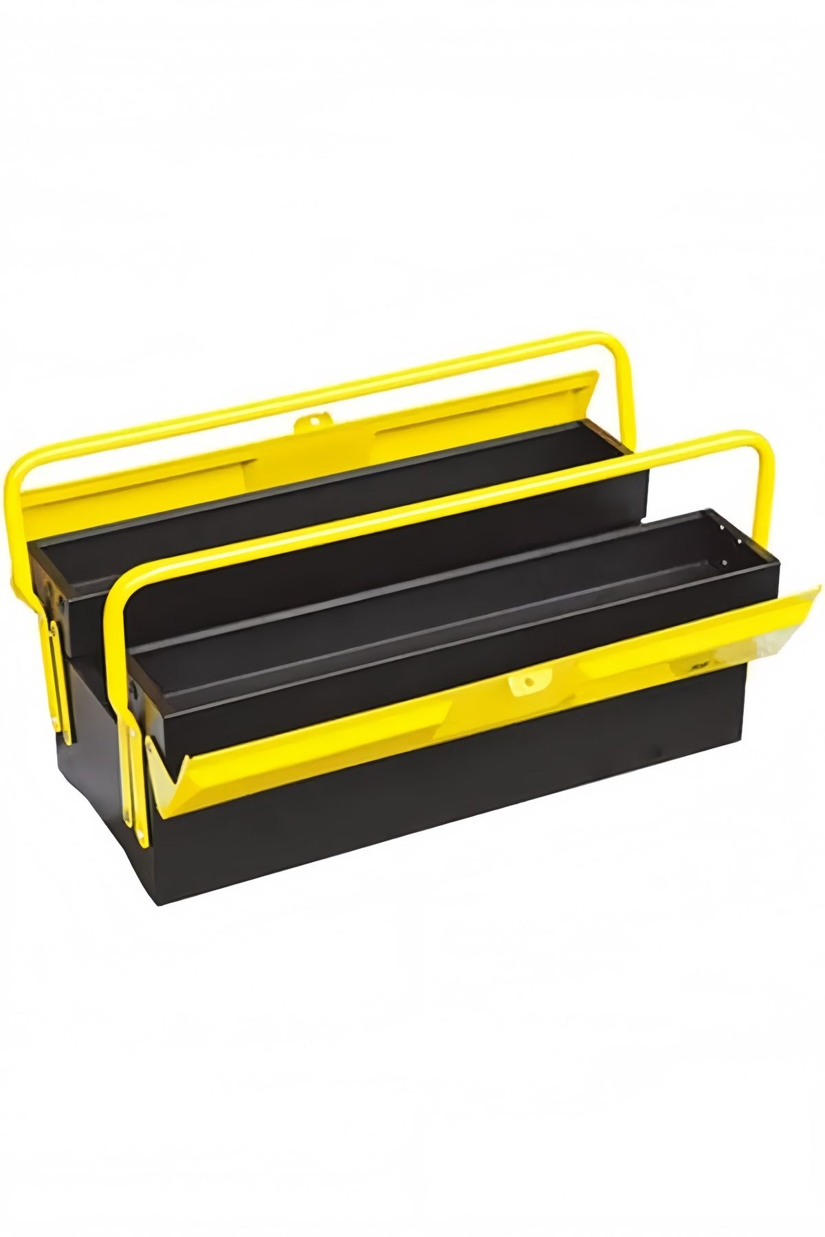 COOYA-Foldable multi-layer iron tool box, portable, with handle, suitable for tool storage 4