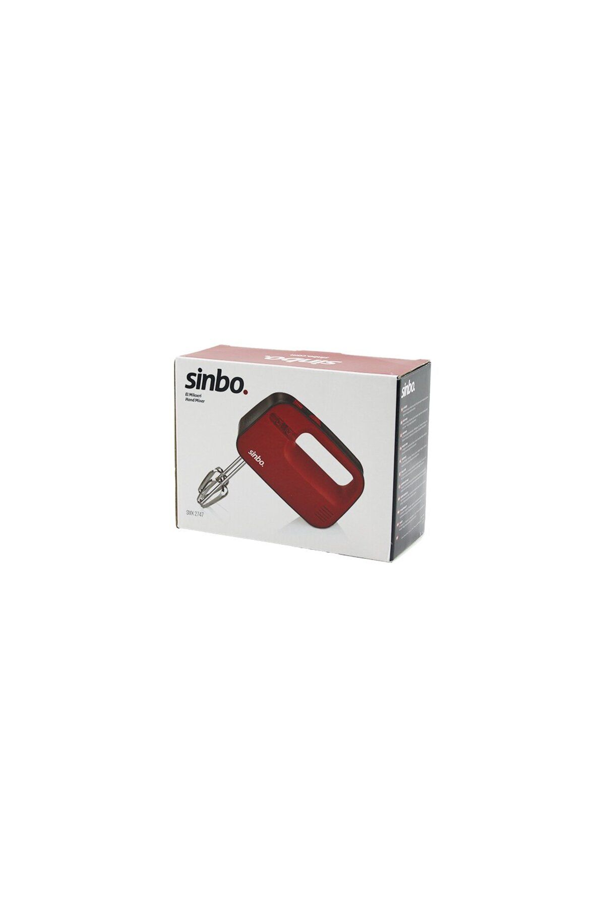 Findit SİNBO SMX-2747 BORDOEL MİKSERİ ÇELİK ÇİFTÇIRPMA APARATI 3 KADEME HIZÇIRPICI ÇIKARTMA DÜĞMELİ - SAKLA