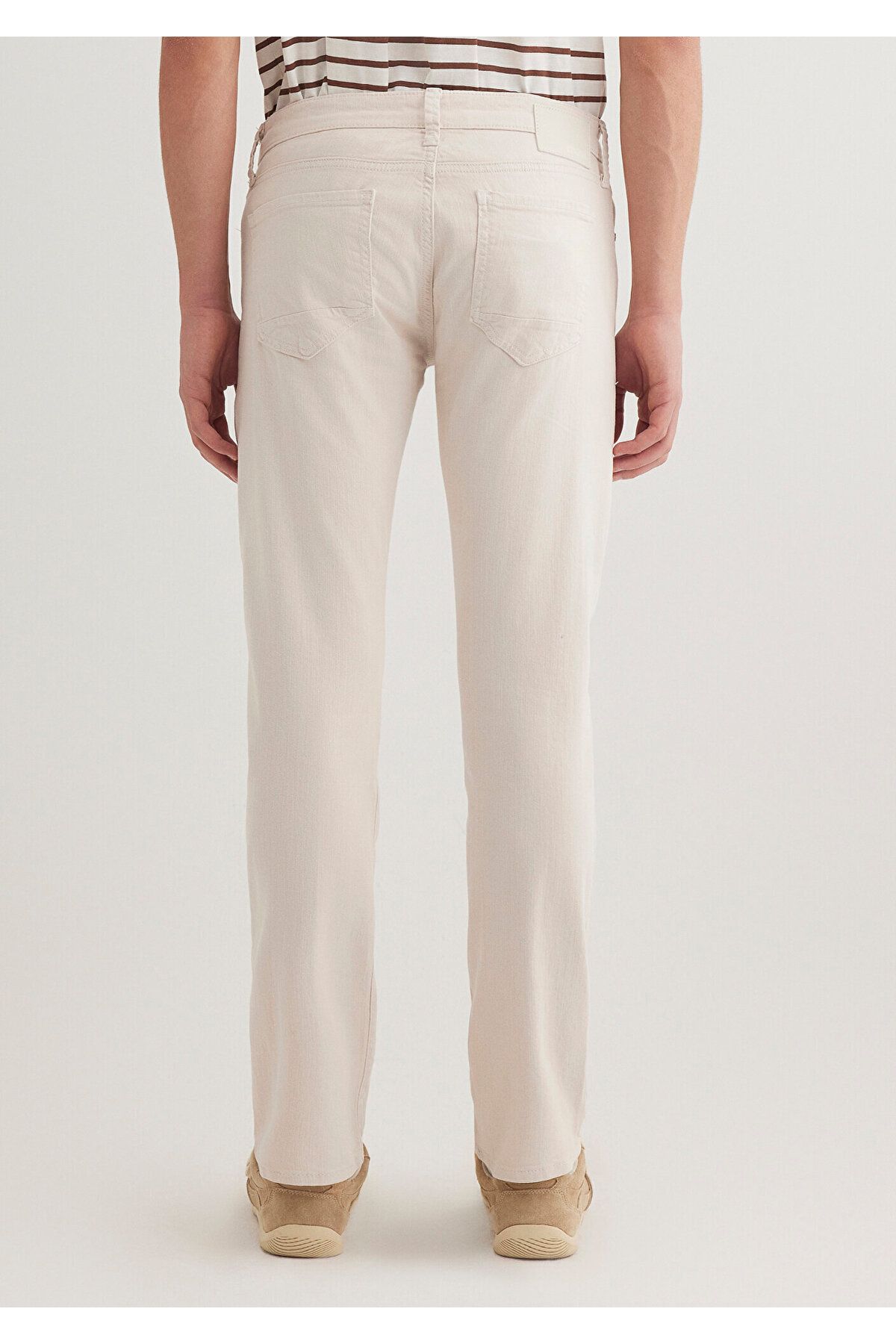 Mavi-Jake Ecru Comfort Gabardine-Hose 0042222763 5