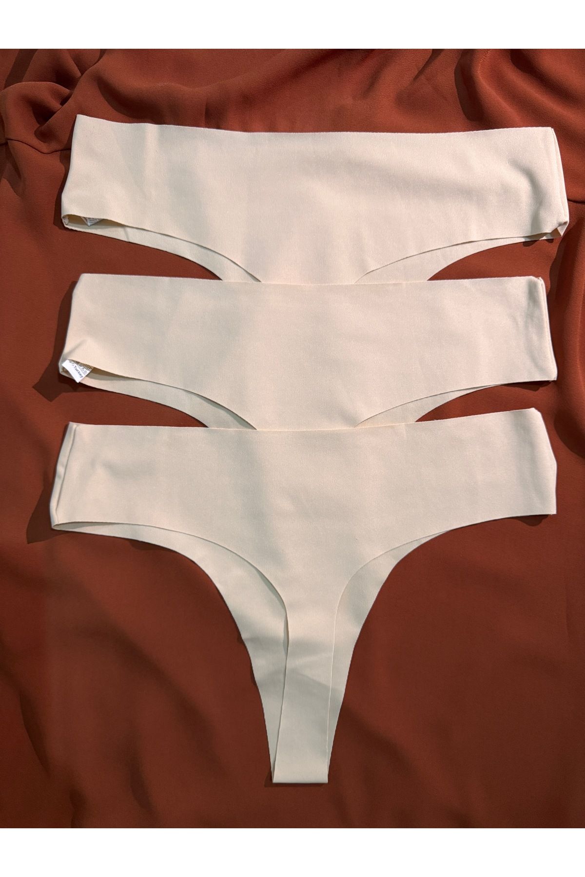 Cottondance Lazer Kesim Kadın Tanga Külot 3’lü Paket